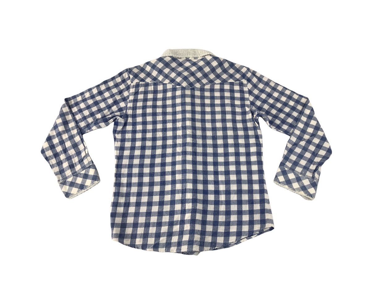 Hang Ten × Vintage Hang Ten Flannel Plaid Checked Double Pocket Sherpa Inner Size L / US 10 / IT 46 - 2 Thumbnail