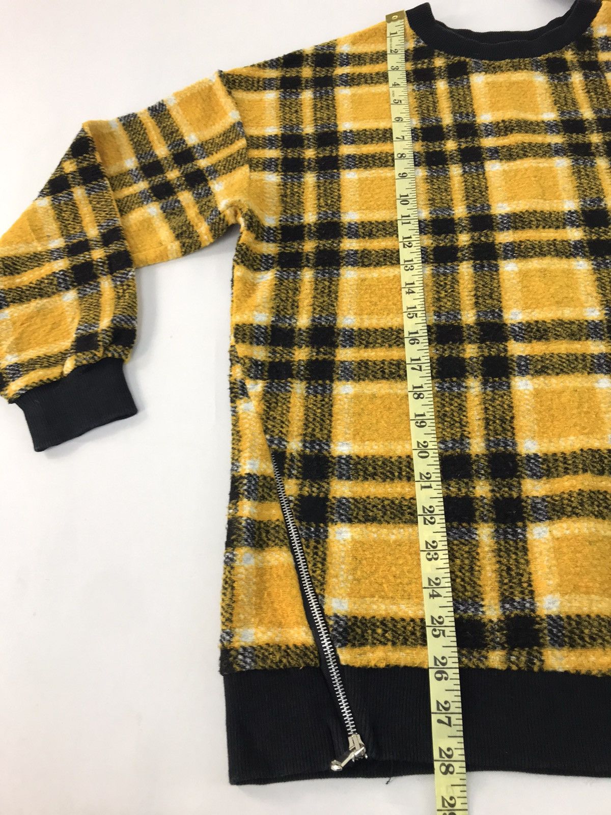 Bershka × Japanese Brand Bershka Bskgirl Fleece Pull Over Plaid Checked Tartan Size L / US 10 / IT 46 - 7 Thumbnail