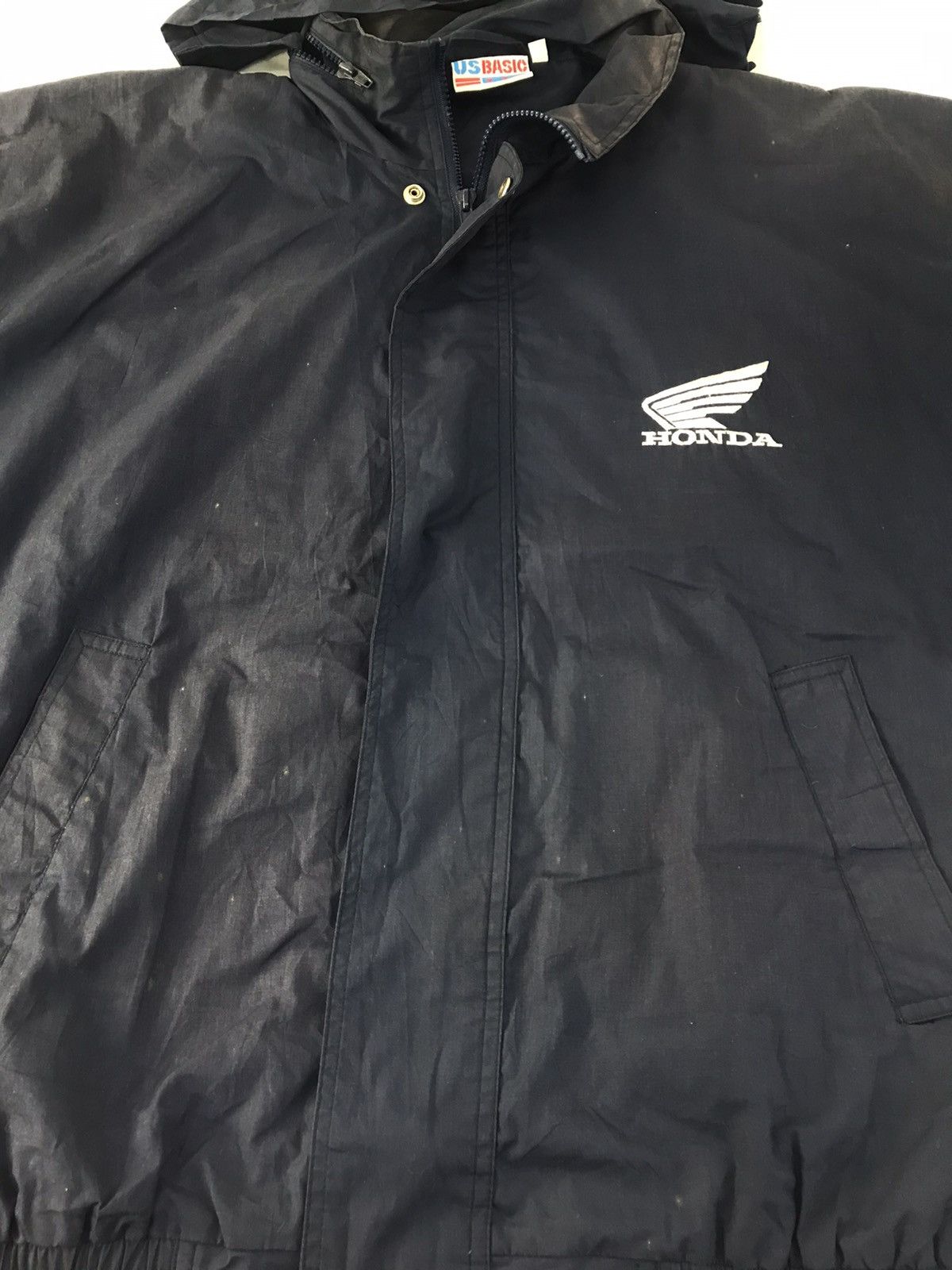 Honda 90s Montesa Honda Zipper Snap Button Classic Bomber Jacket Size US XL / EU 56 / 4 - 4 Thumbnail