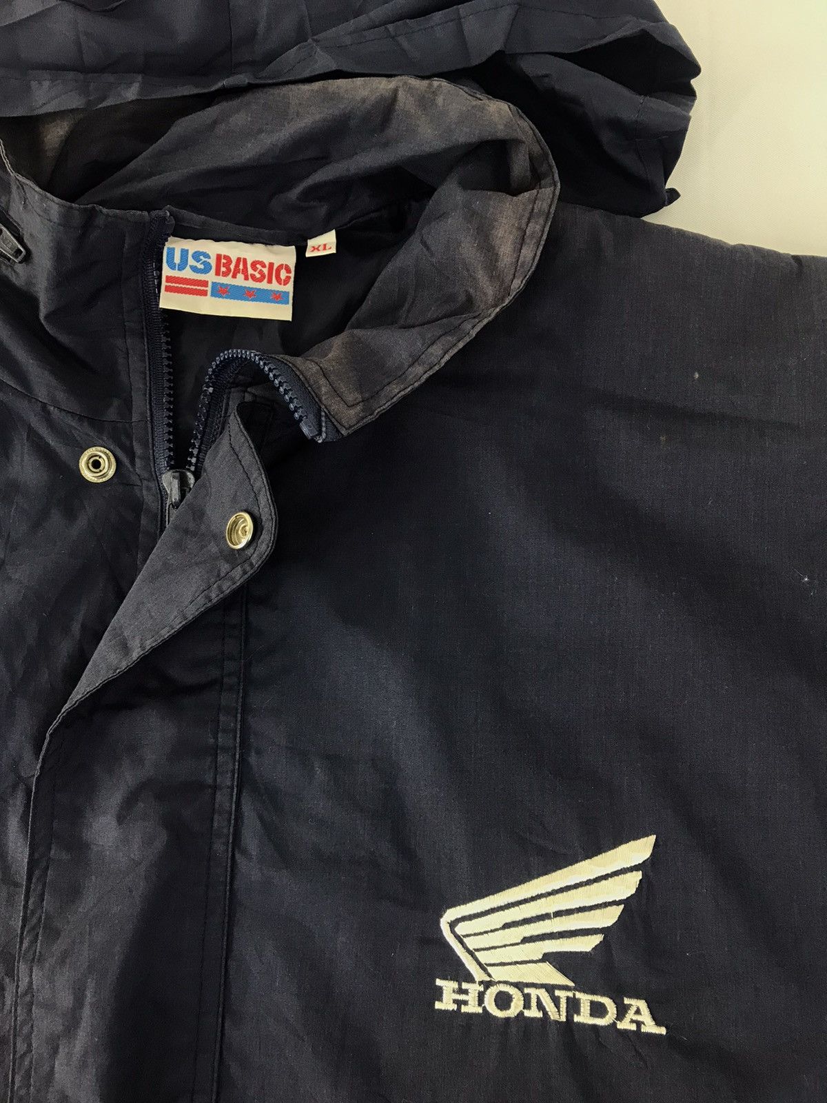 Honda 90s Montesa Honda Zipper Snap Button Classic Bomber Jacket Size US XL / EU 56 / 4 - 3 Thumbnail