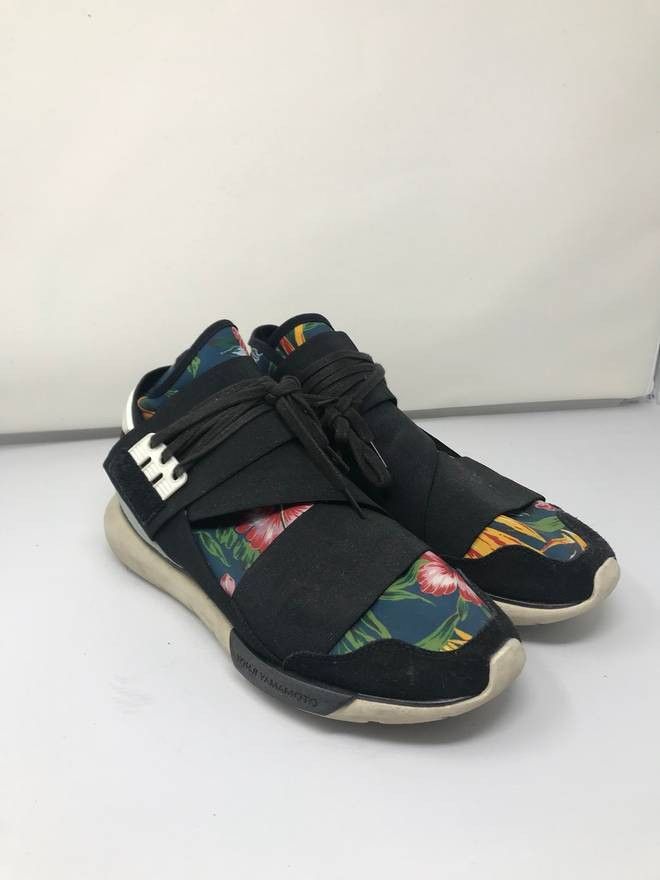Y-3 Floral Qasa High's Size US 11 / EU 44 - 1 Thumbnail