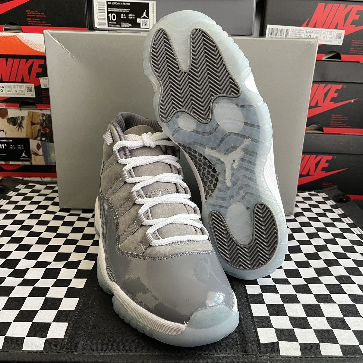 Jordan Brand Air Jordan 11 Retro Cool Grey 2021 CT8012-005 Size 9 Size US 9 / EU 42 - 4 Thumbnail