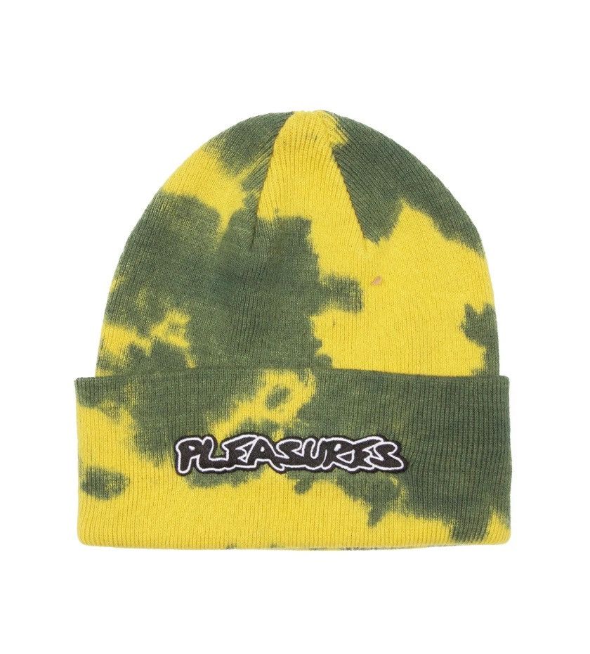 Pleasures Backbone Dyed Beanie (Yellow) Size ONE SIZE - 1 Preview
