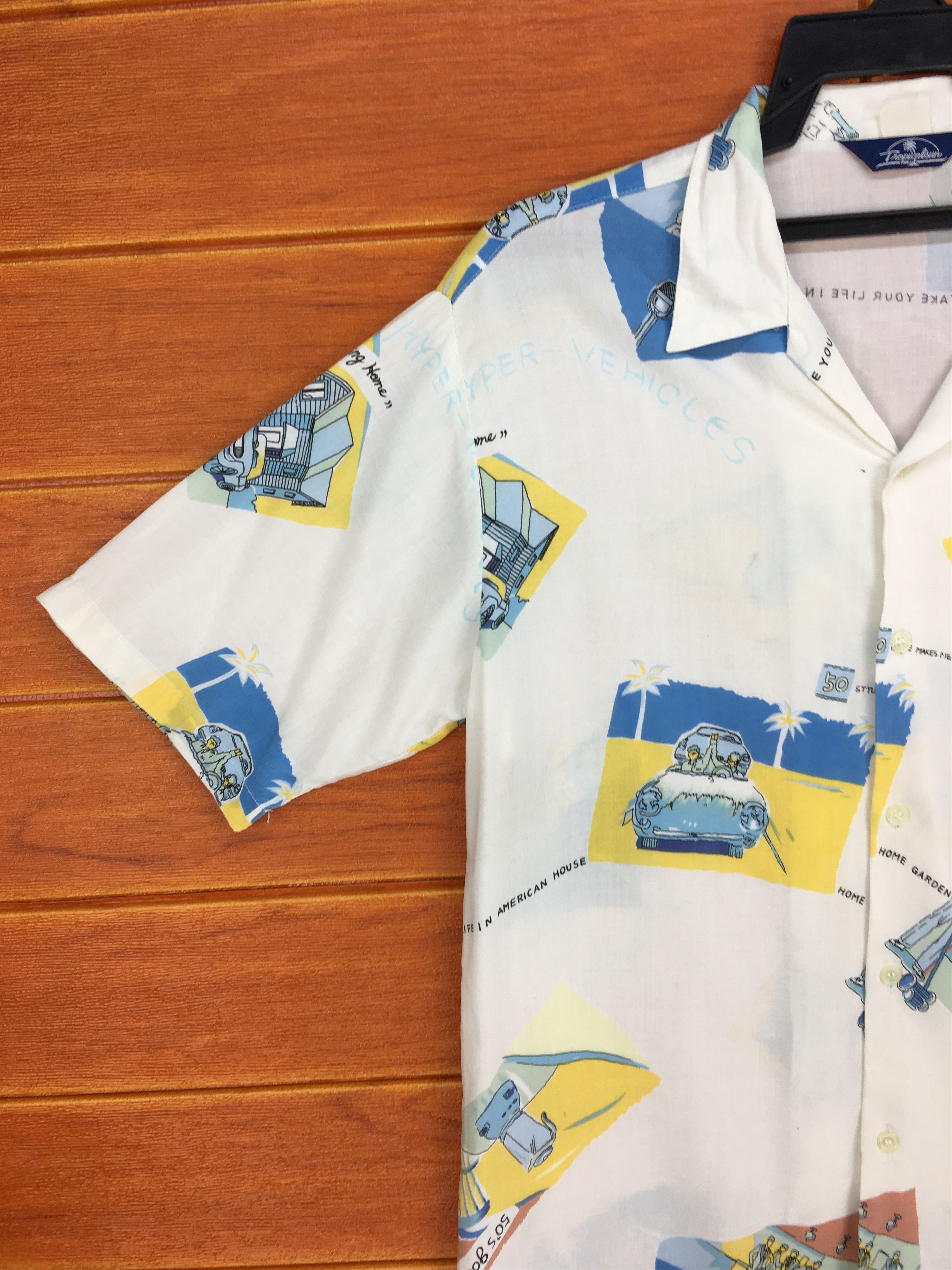 Vintage Vintage TROPICAL SUN Rayon American House Hawaiian Shirt Size US M / EU 48-50 / 2 - 3 Thumbnail