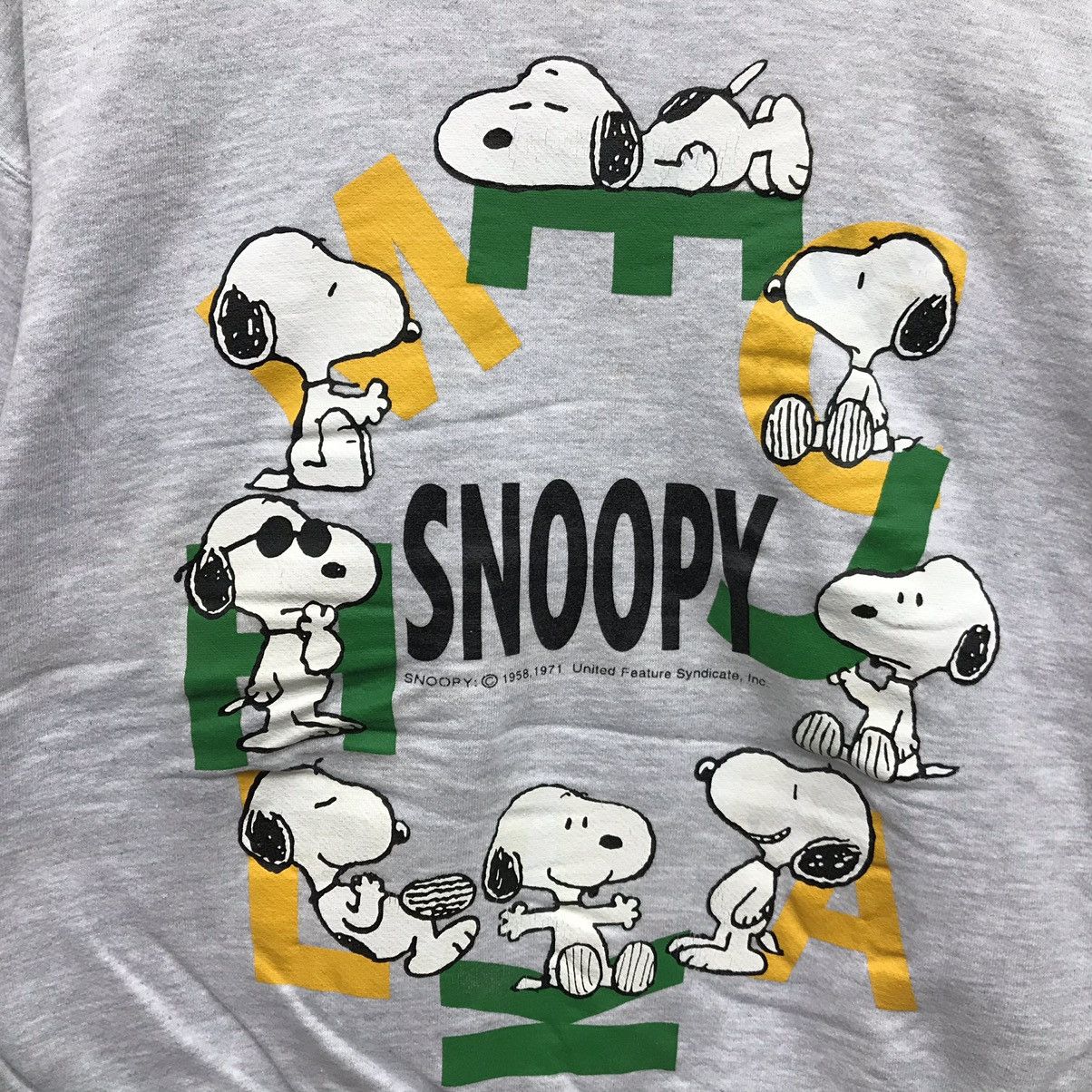 Cartoon Network × Peanuts × Vintage Vintage Peanuts Snoopy Cartoon Sweatshirt Size US S / EU 44-46 / 1 - 3 Thumbnail