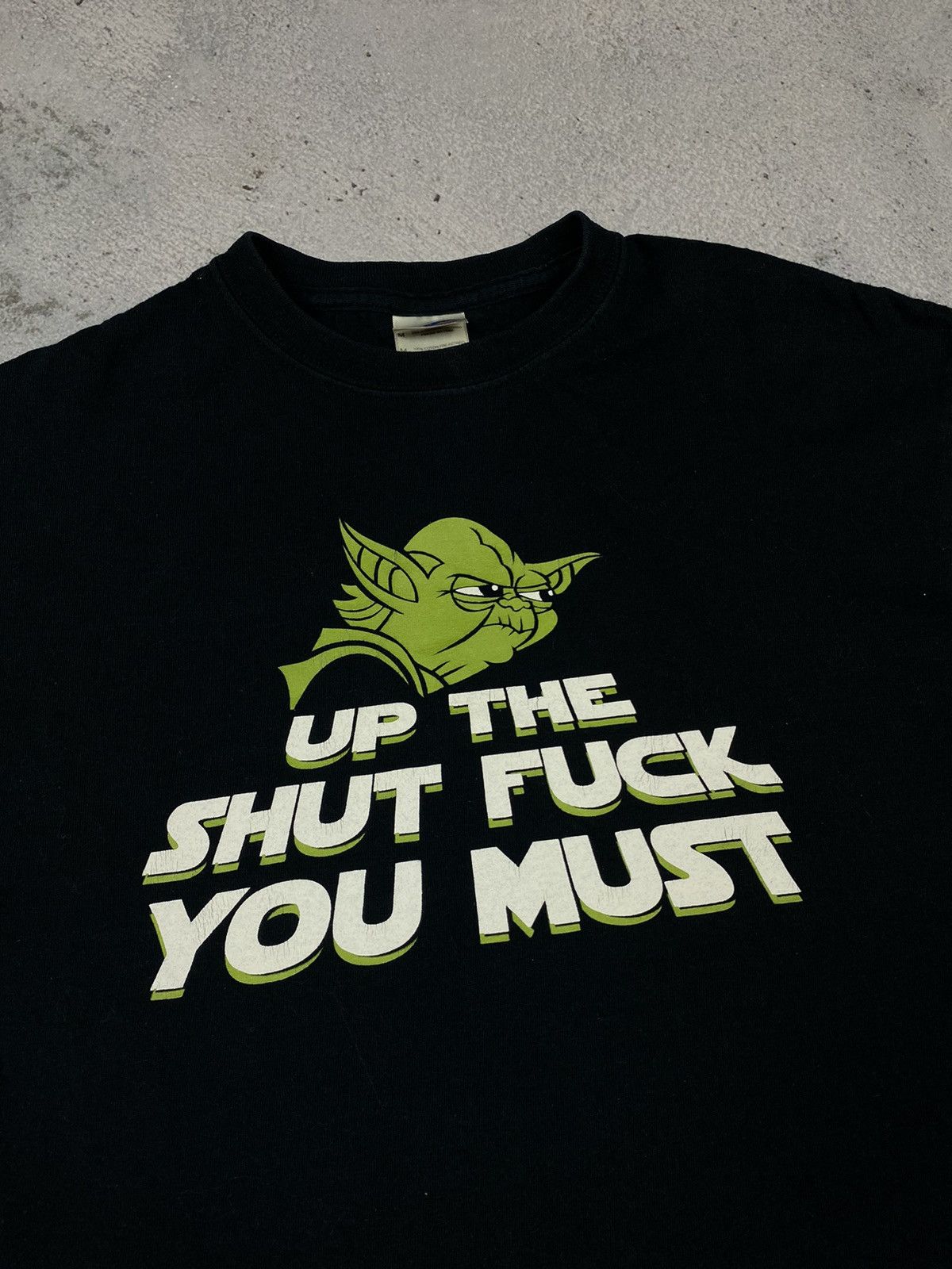 Star Wars Yoda t shirt up the shut fuck .. you must Size US M / EU 48-50 / 2 - 2 Thumbnail