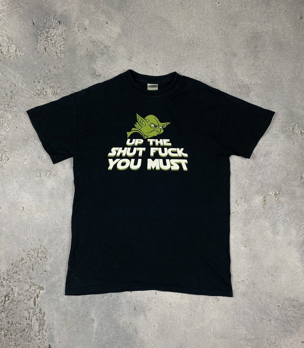 Star Wars Yoda t shirt up the shut fuck .. you must Size US M / EU 48-50 / 2 - 1 Thumbnail