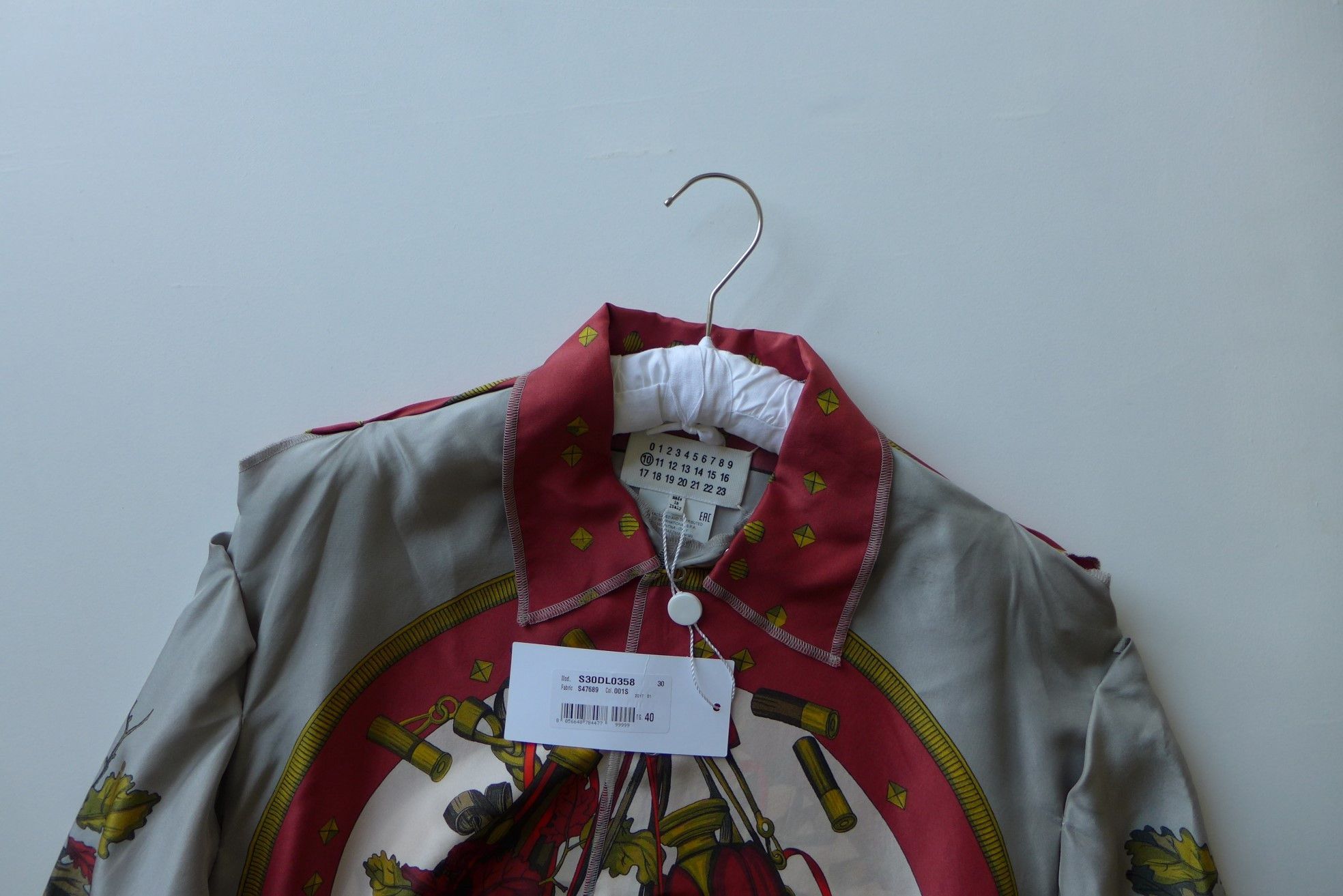 Maison Margiela Margiela SS17 Autumn Hunting Print Silk Shirt Size US M / EU 48-50 / 2 - 4 Thumbnail