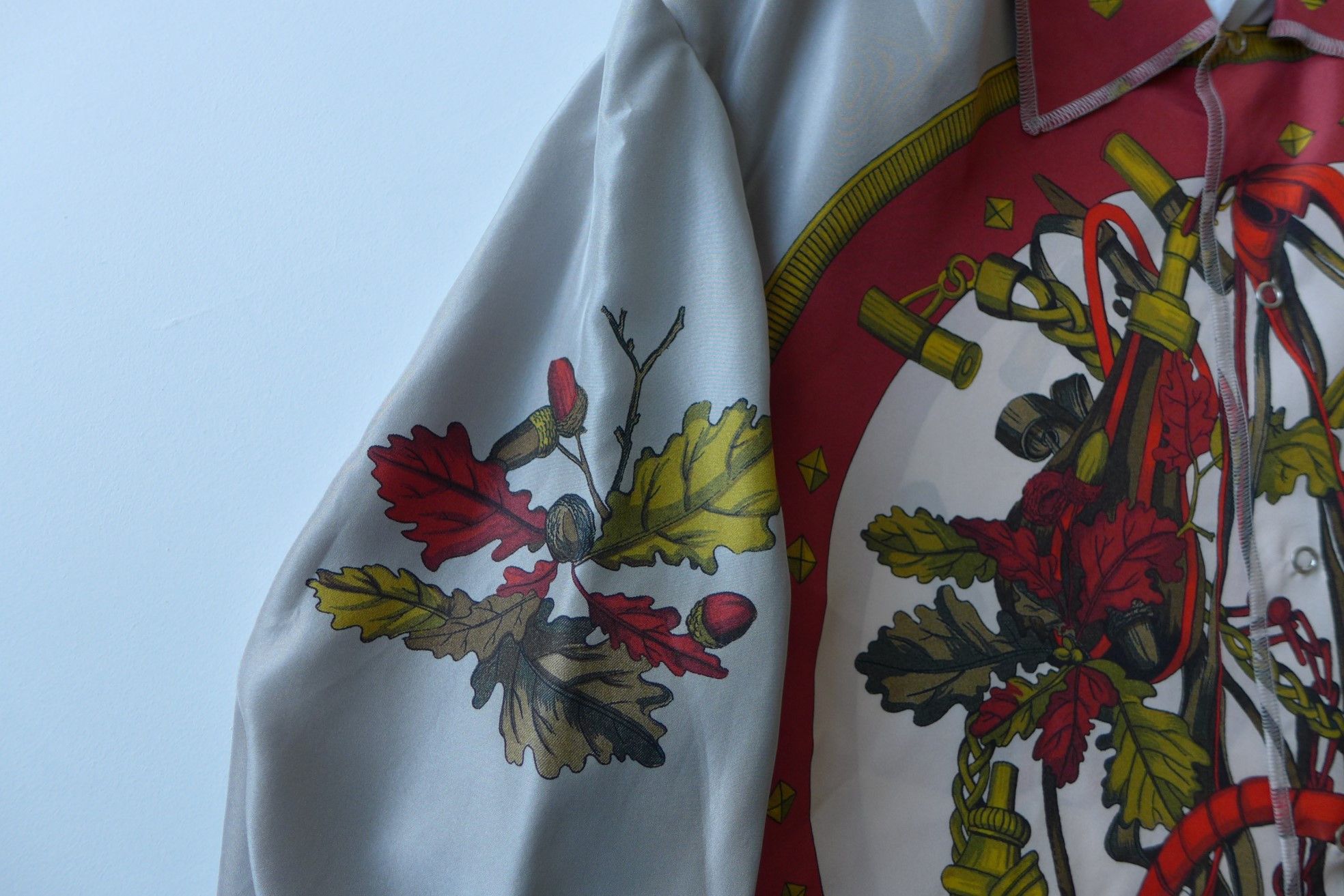 Maison Margiela Margiela SS17 Autumn Hunting Print Silk Shirt Size US M / EU 48-50 / 2 - 8 Thumbnail