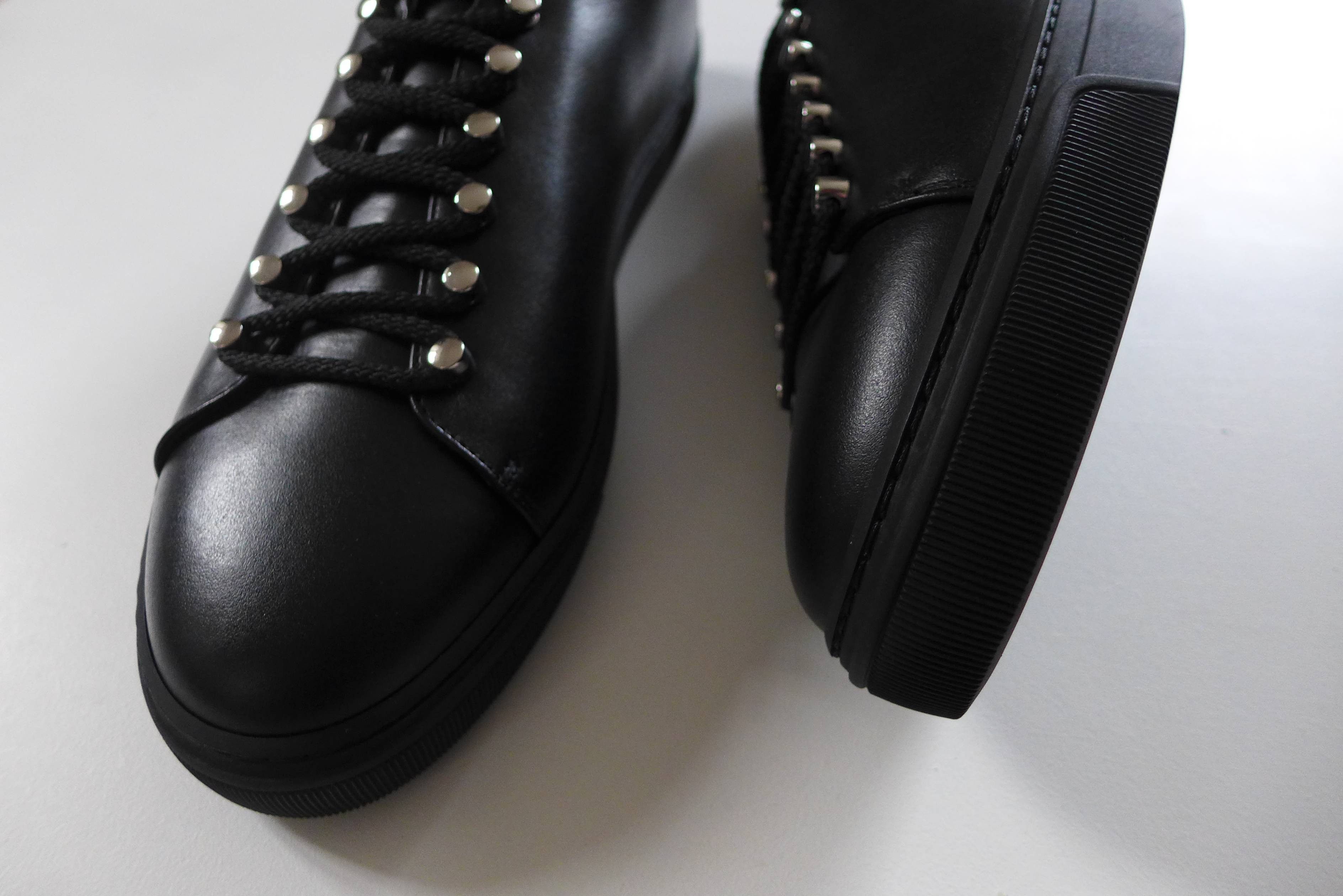 Louis Leeman Louis Leeman Sneakers - Black Leather Size US 11 / EU 44 - 4 Thumbnail