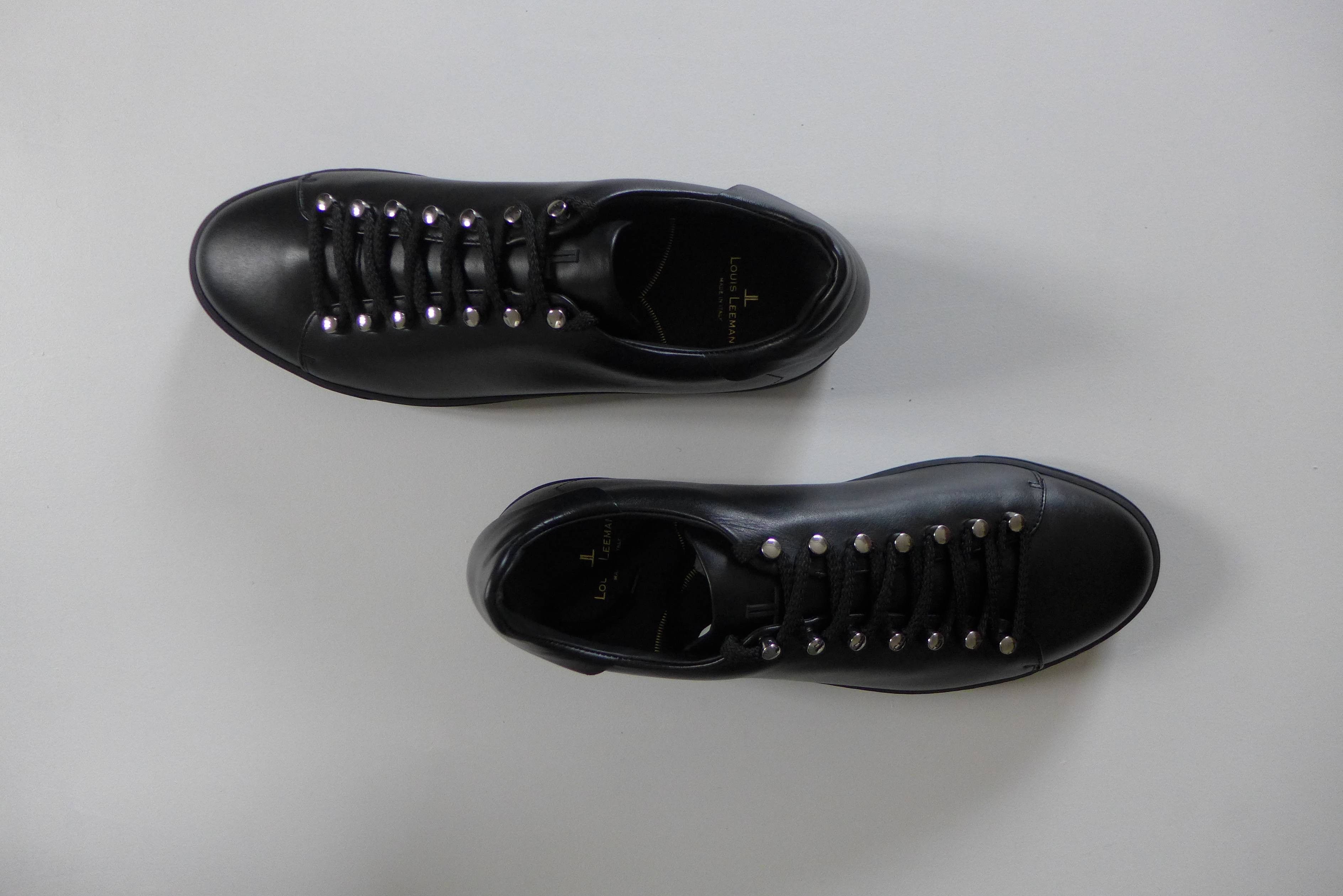 Louis Leeman Louis Leeman Sneakers - Black Leather Size US 11 / EU 44 - 3 Thumbnail