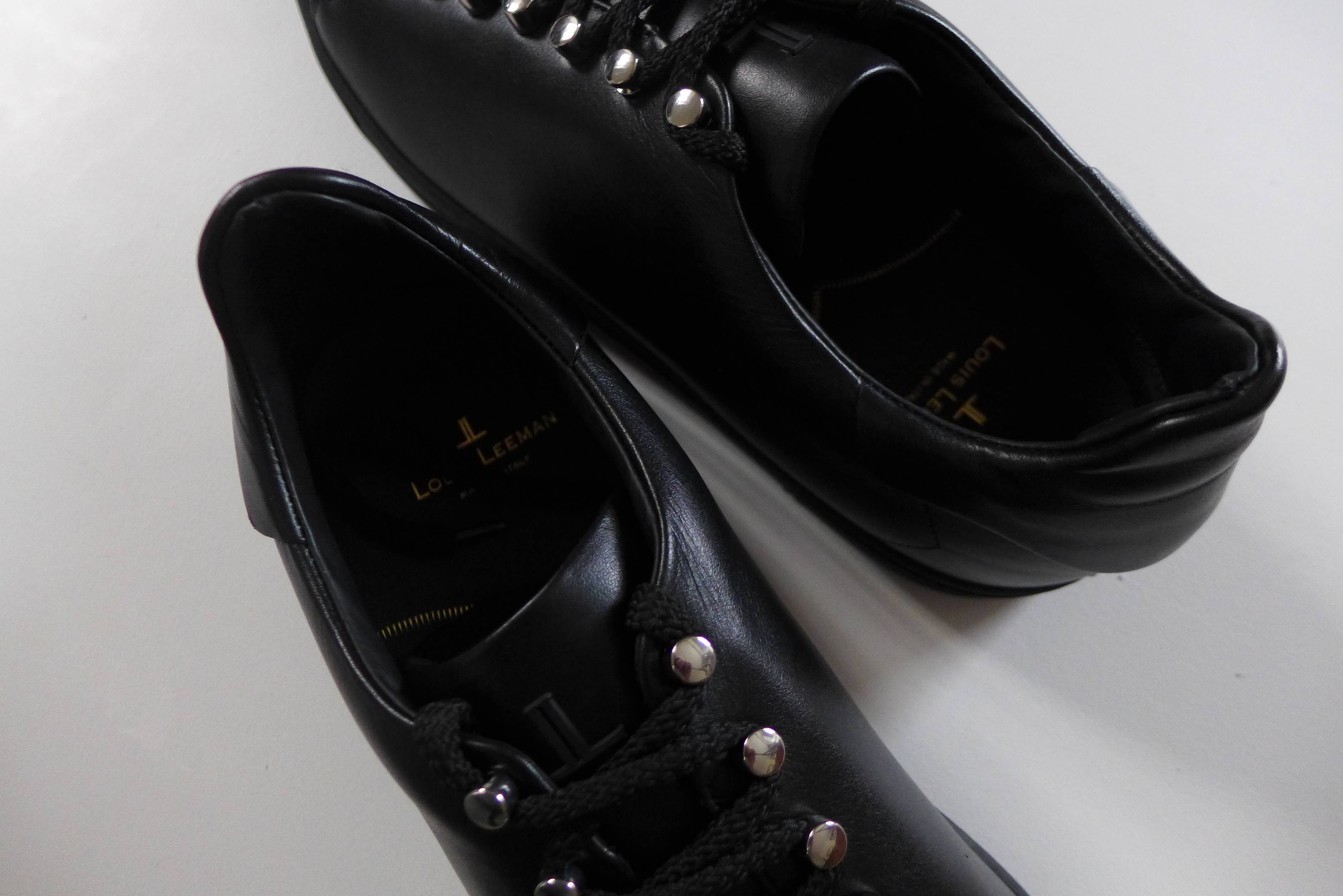 Louis Leeman Louis Leeman Sneakers - Black Leather Size US 11 / EU 44 - 5 Thumbnail