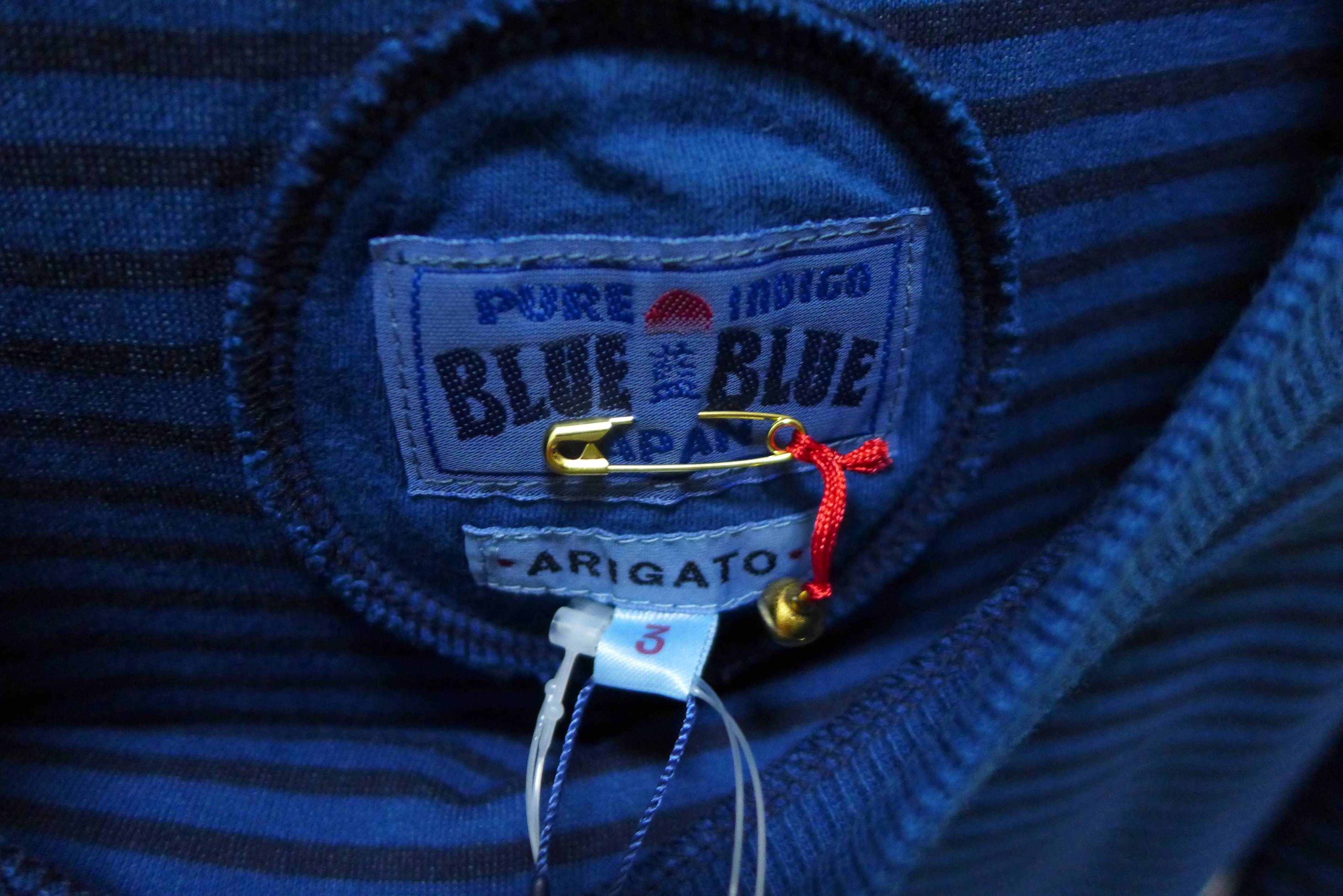 Blue Blue Japan Blue Blue Japan T-Shirt - Indigo Dyed Striped Jersey Size US L / EU 52-54 / 3 - 8 Thumbnail