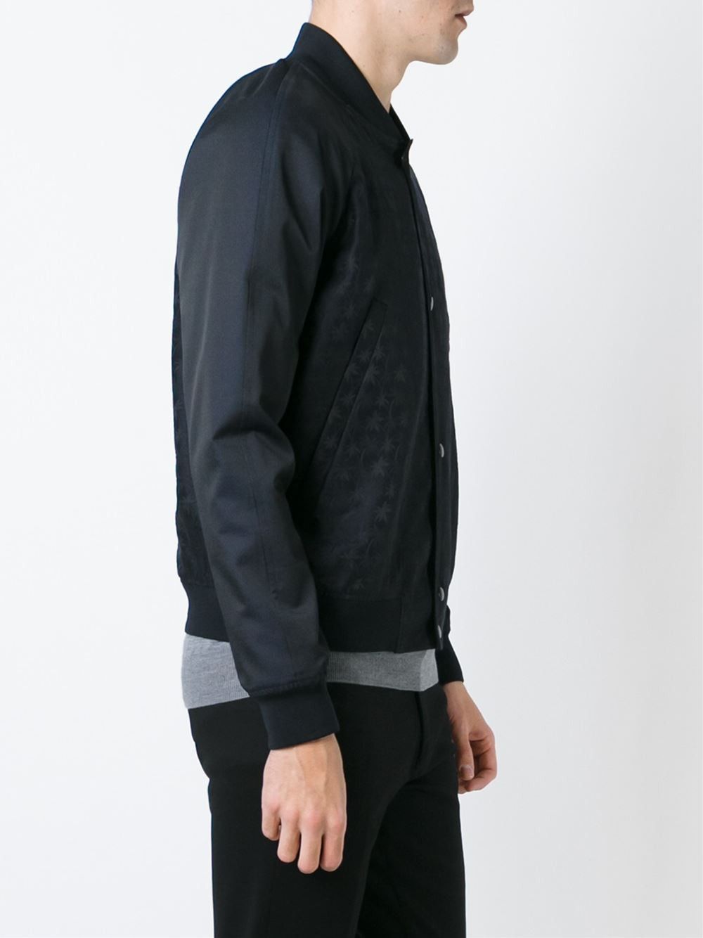 Paul Smith Paul Smith Gents Bomber Jacket -- Palm Tree Jacquard Size US M / EU 48-50 / 2 - 2 Thumbnail