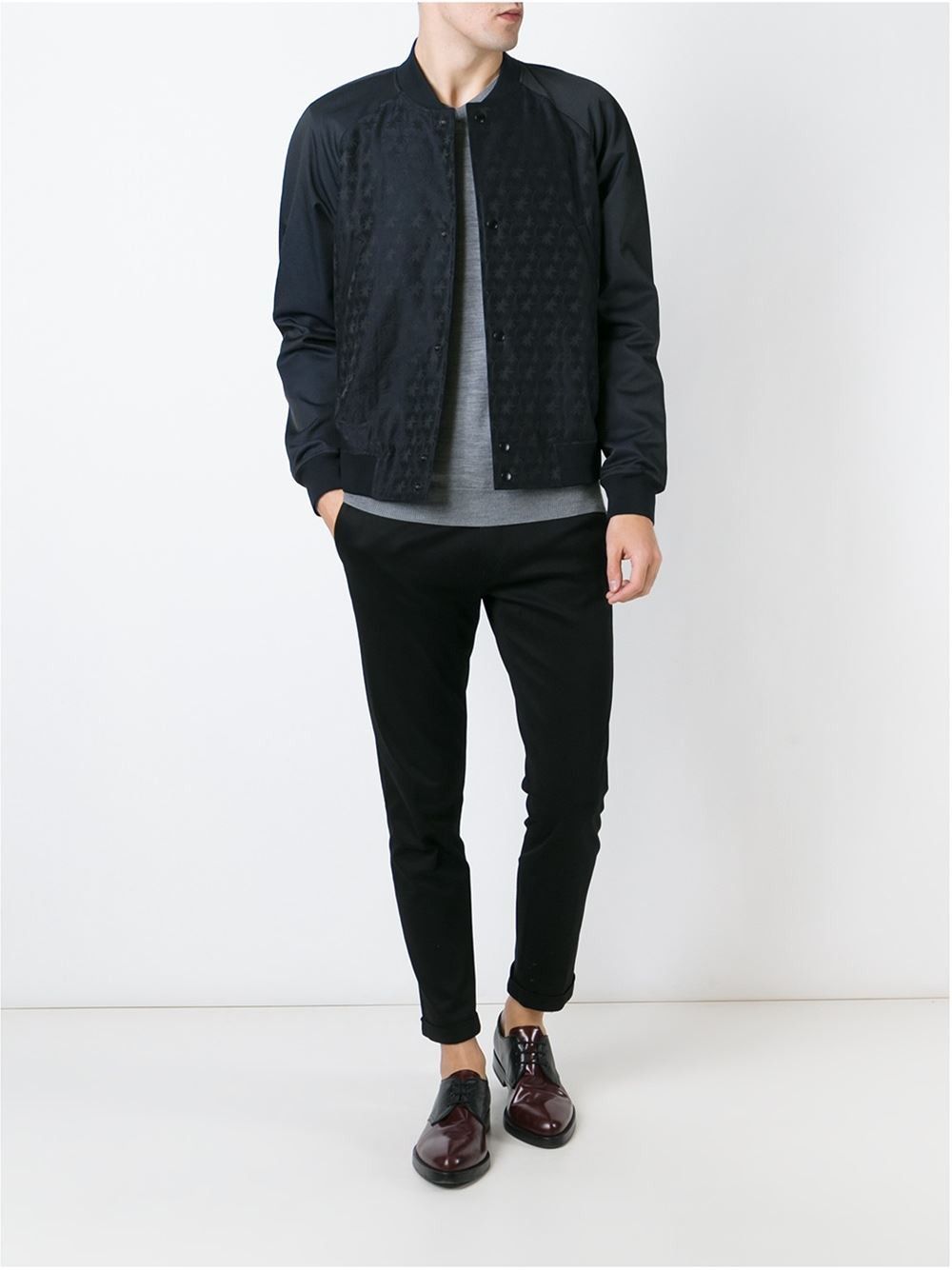 Paul Smith Paul Smith Gents Bomber Jacket -- Palm Tree Jacquard Size US M / EU 48-50 / 2 - 1 Thumbnail