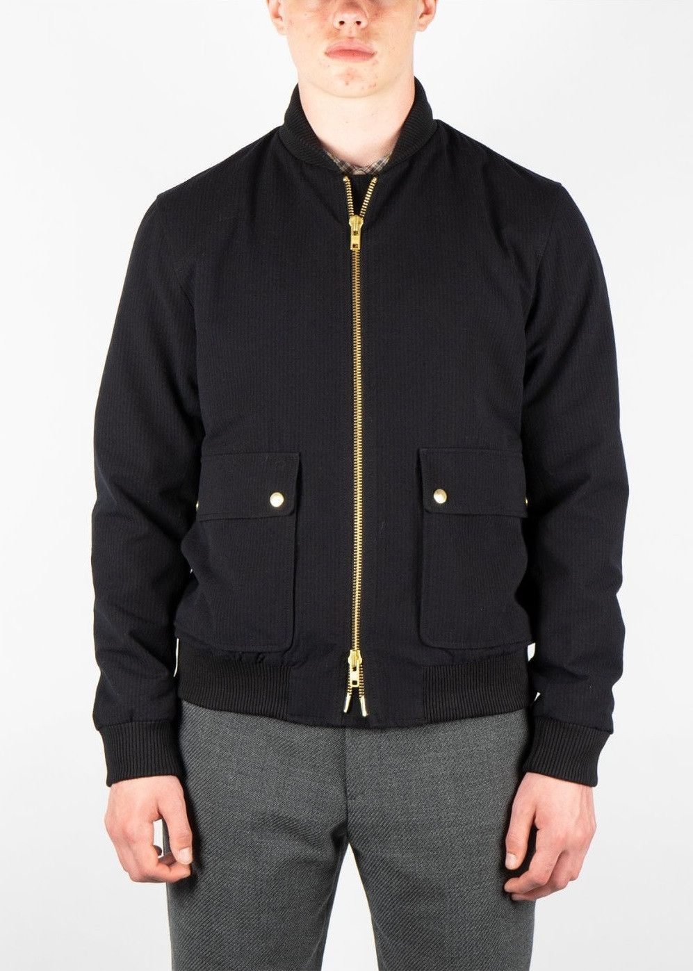 Oliver Spencer Oliver Spencer Bermondsey Bomber Jacket - Tamworth Midnight Size US M / EU 48-50 / 2 - 1 Thumbnail