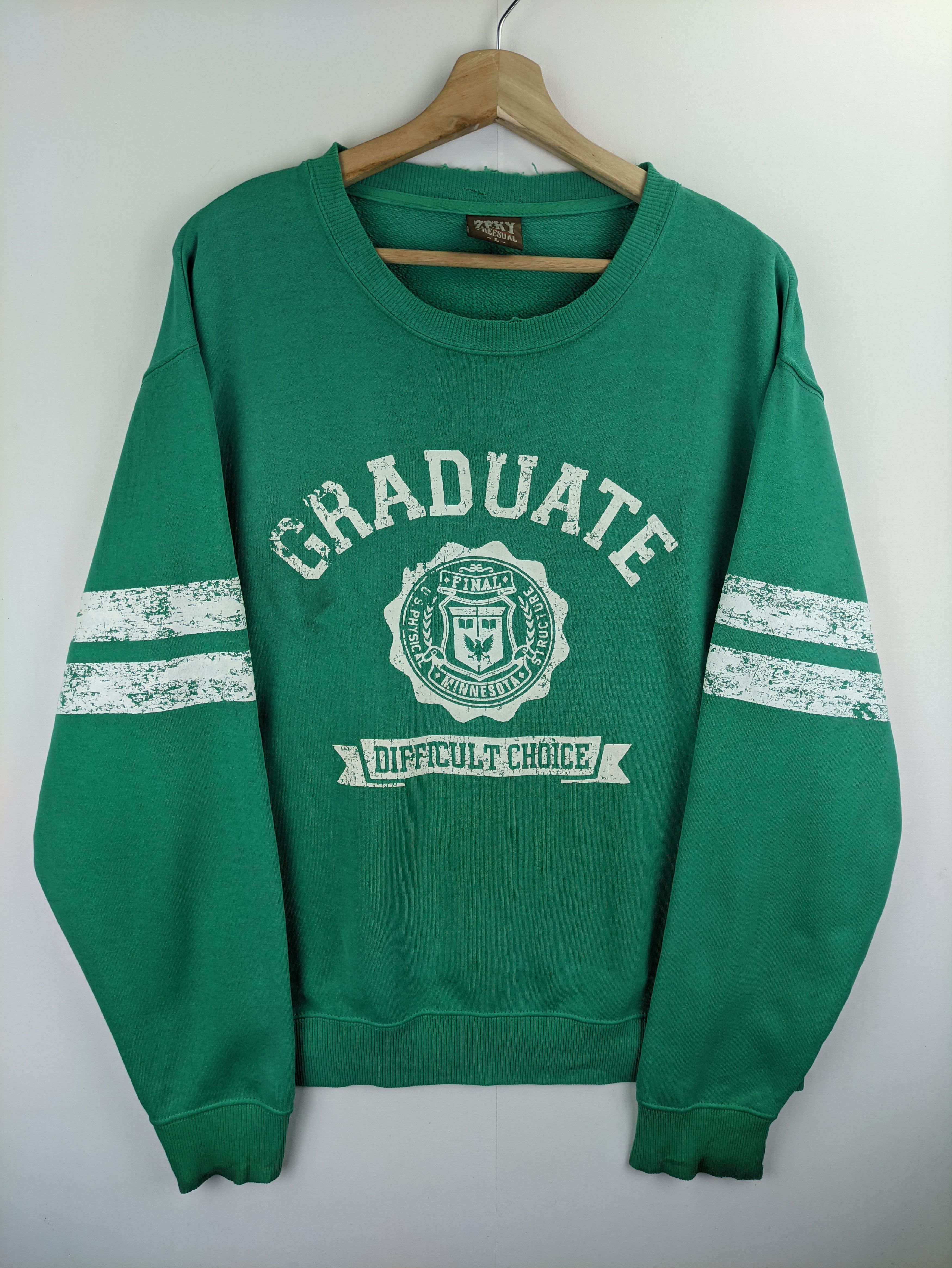 Japanese Brand Steals🔥Vintage Sweatshirt Graduate Final Minnesota Size US L / EU 52-54 / 3 - 9 Thumbnail