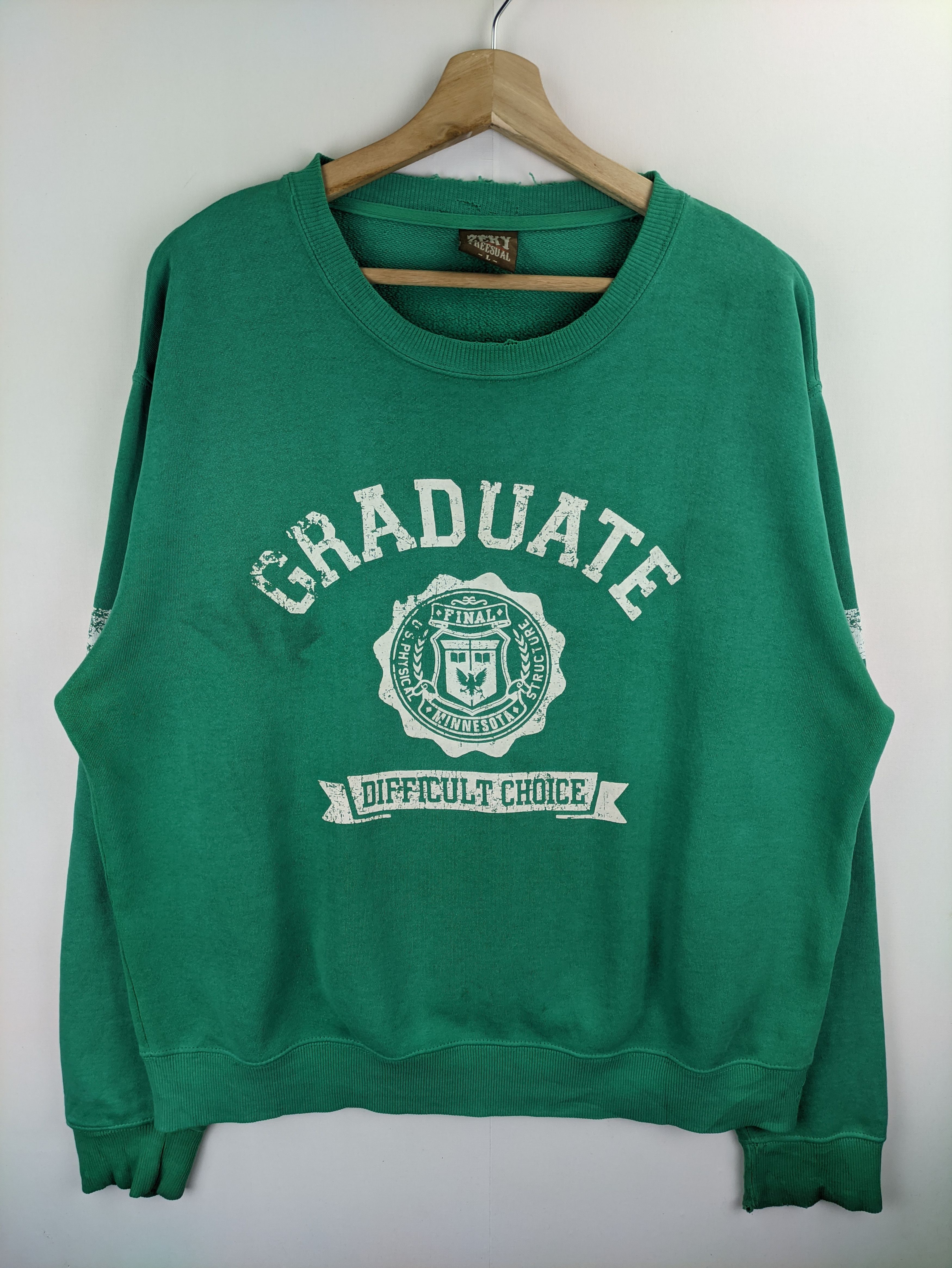 Japanese Brand Steals🔥Vintage Sweatshirt Graduate Final Minnesota Size US L / EU 52-54 / 3 - 1 Thumbnail