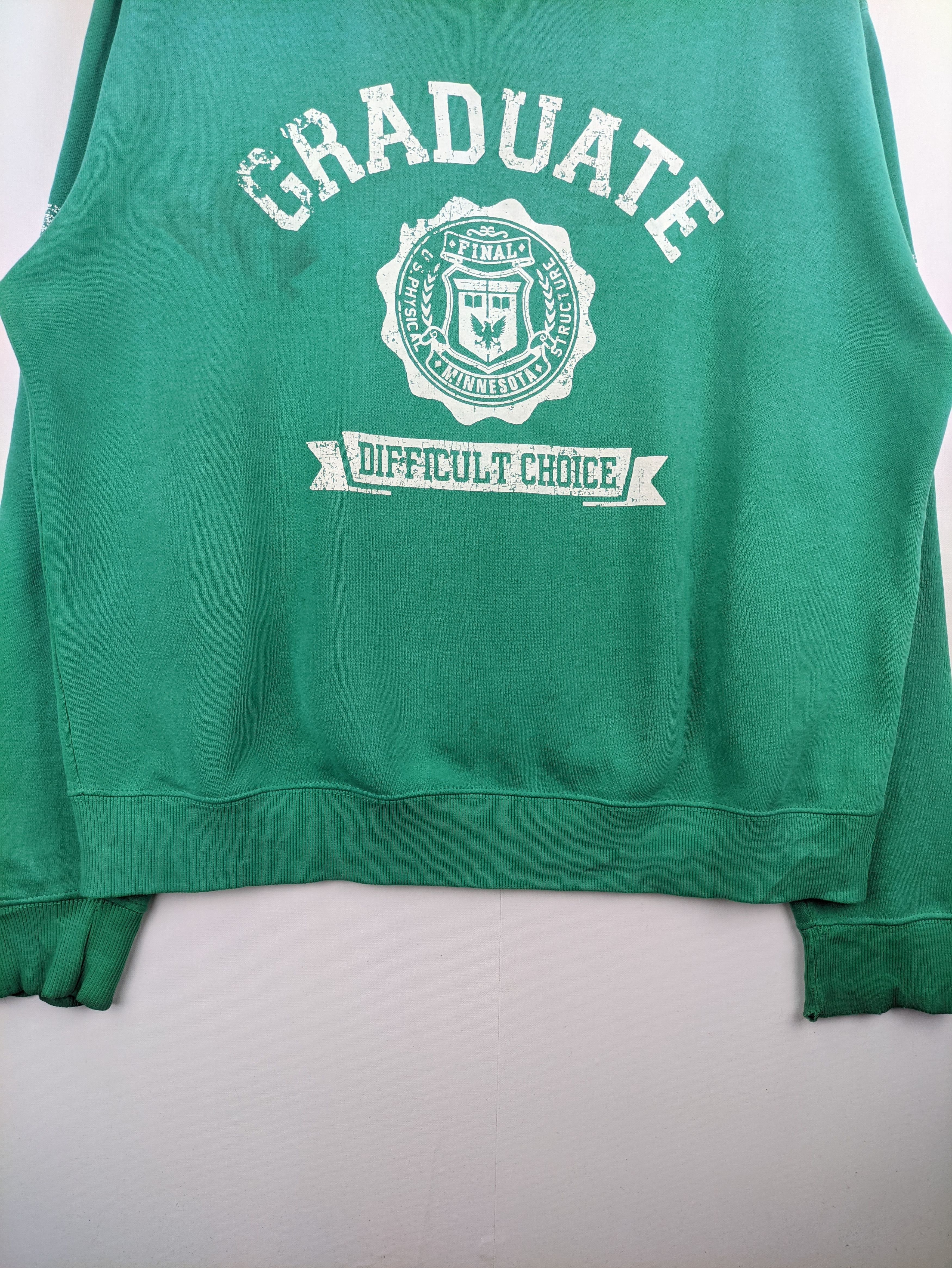 Japanese Brand Steals🔥Vintage Sweatshirt Graduate Final Minnesota Size US L / EU 52-54 / 3 - 6 Thumbnail