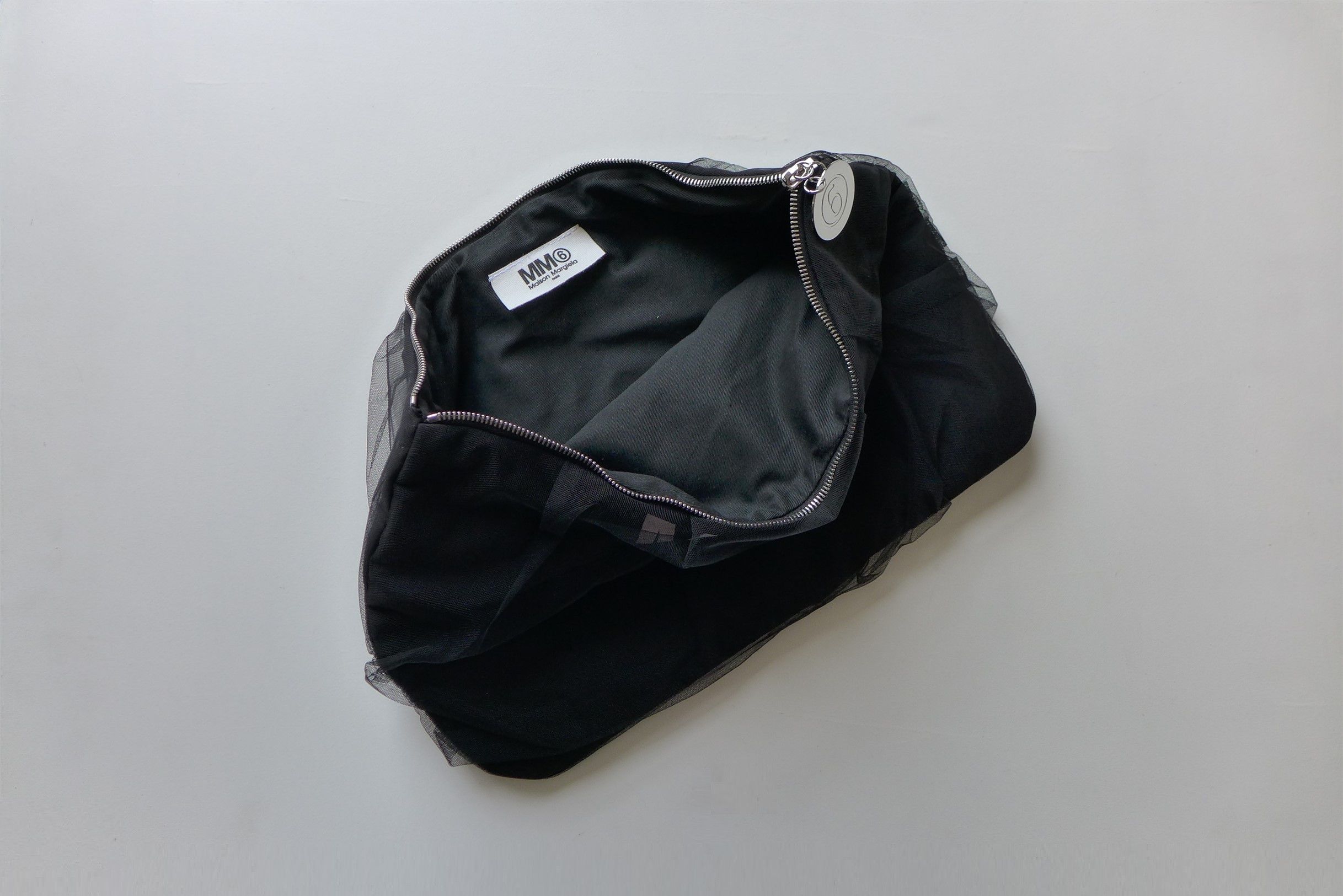 Maison Margiela Margiela MM6 Black Tulle Pochette Bag Size ONE SIZE - 10 Thumbnail