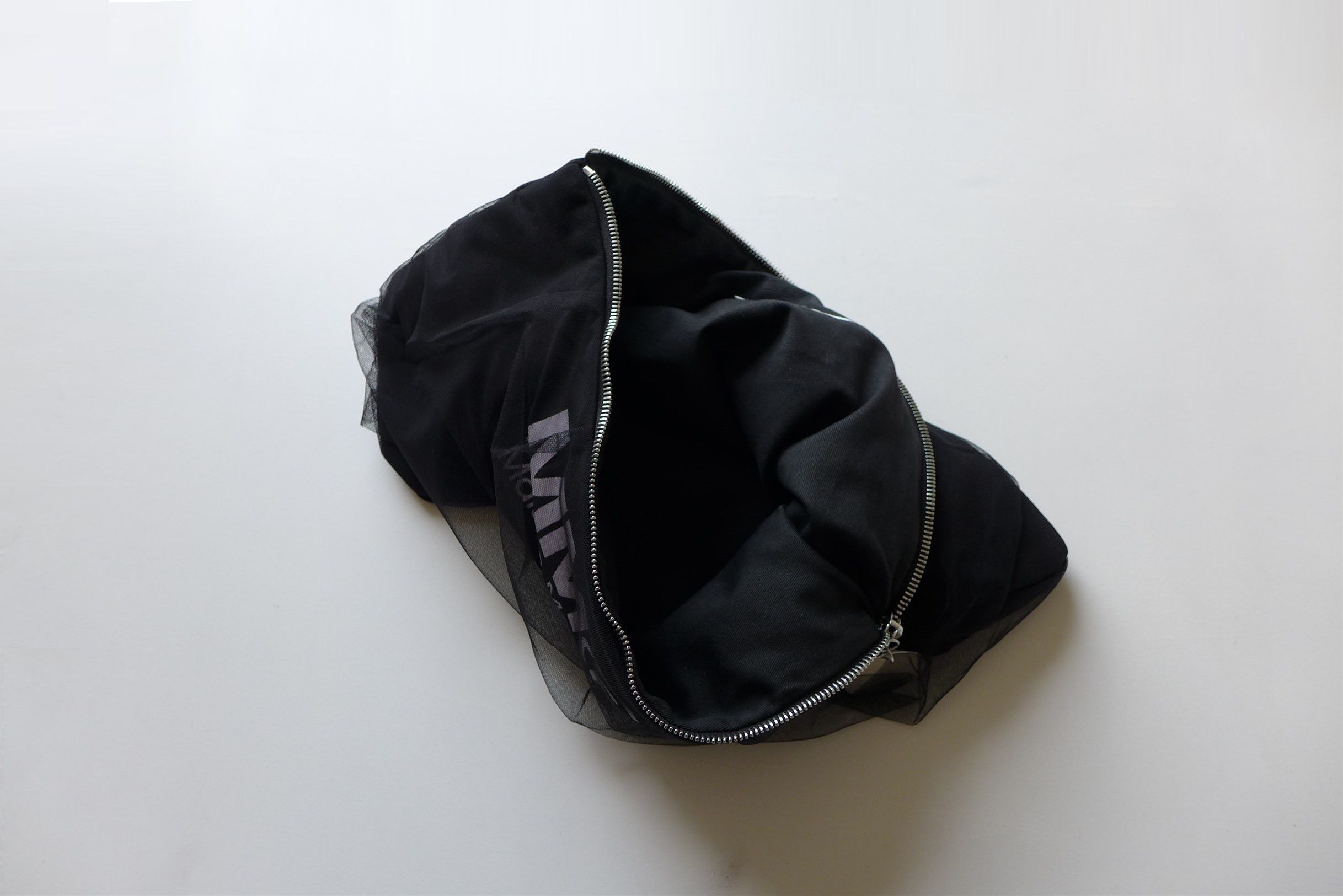 Maison Margiela Margiela MM6 Black Tulle Pochette Bag Size ONE SIZE - 11 Thumbnail