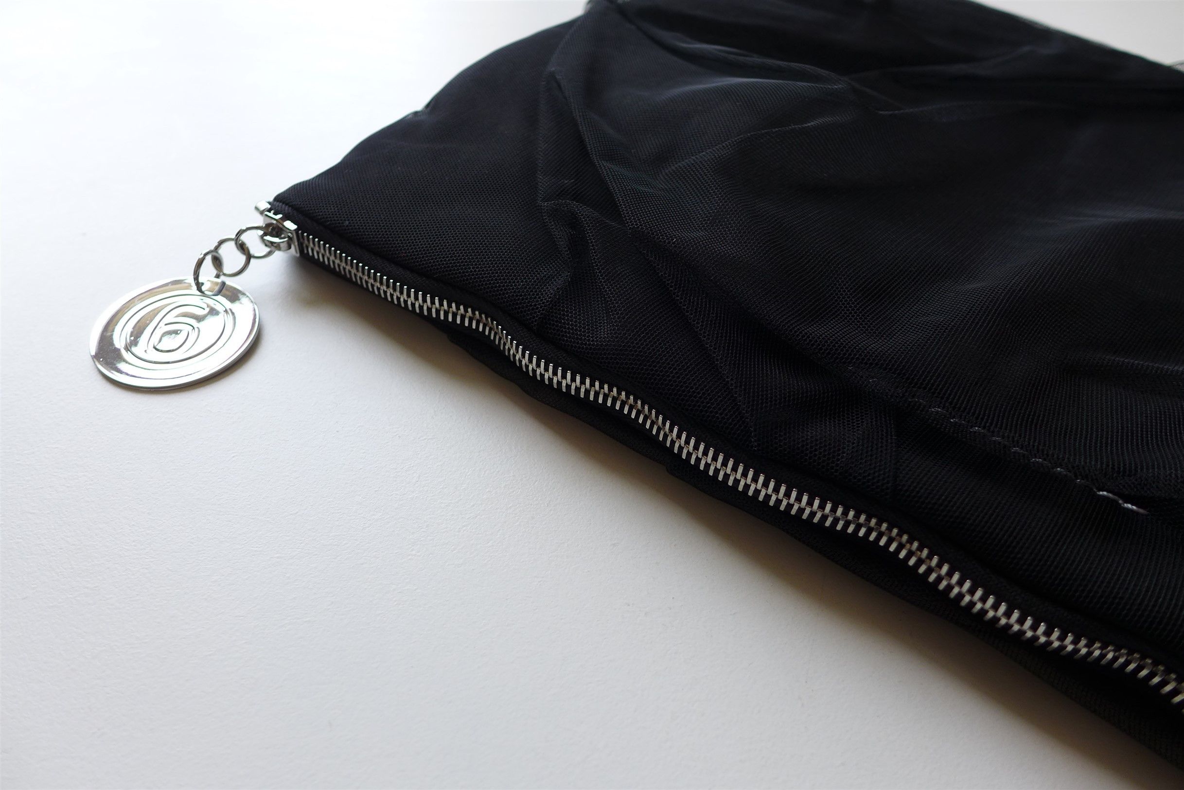 Maison Margiela Margiela MM6 Black Tulle Pochette Bag Size ONE SIZE - 13 Thumbnail