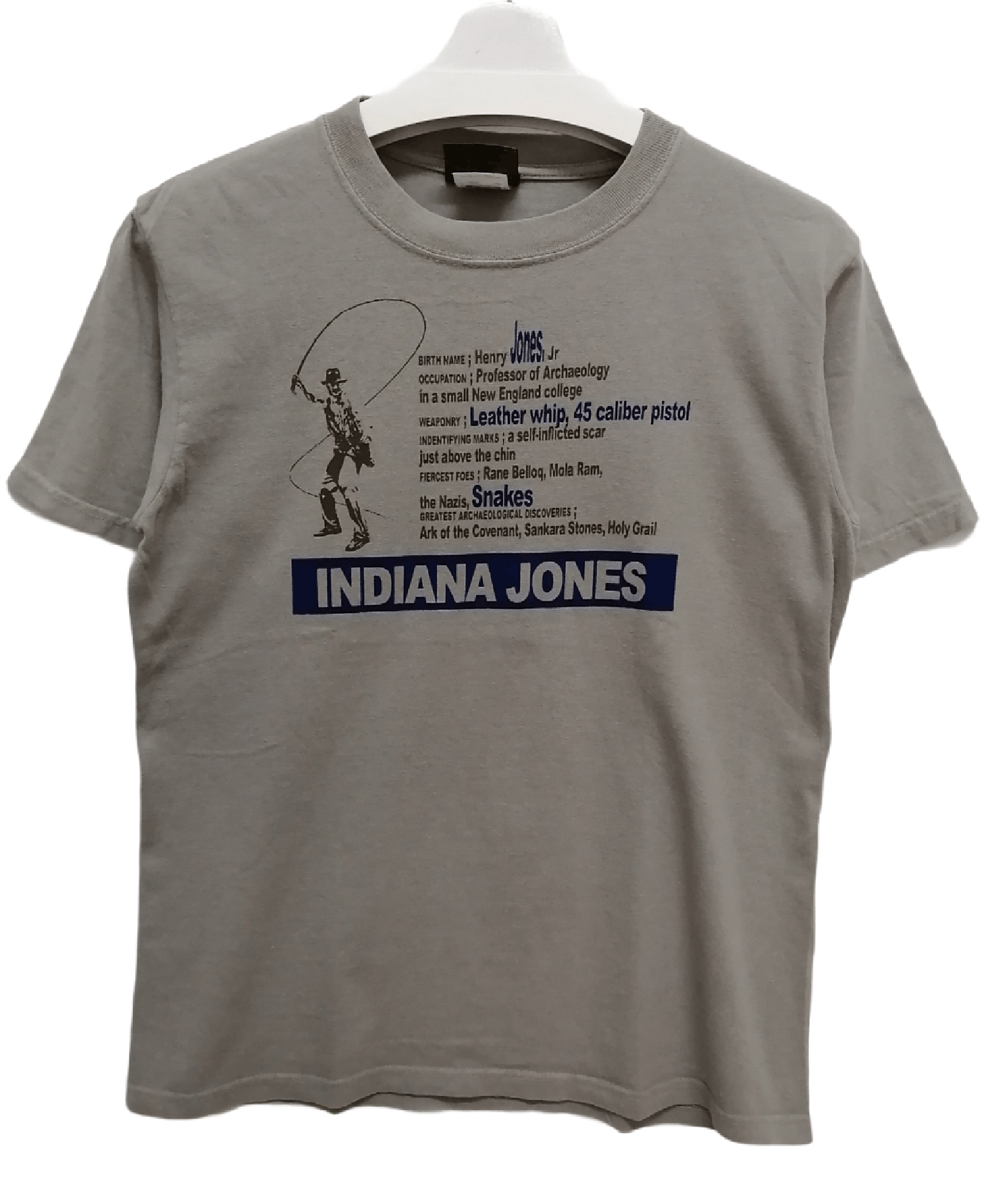 Short Sleeve T-Shirt Indiana Jones Indy Black Unisex main image 1
