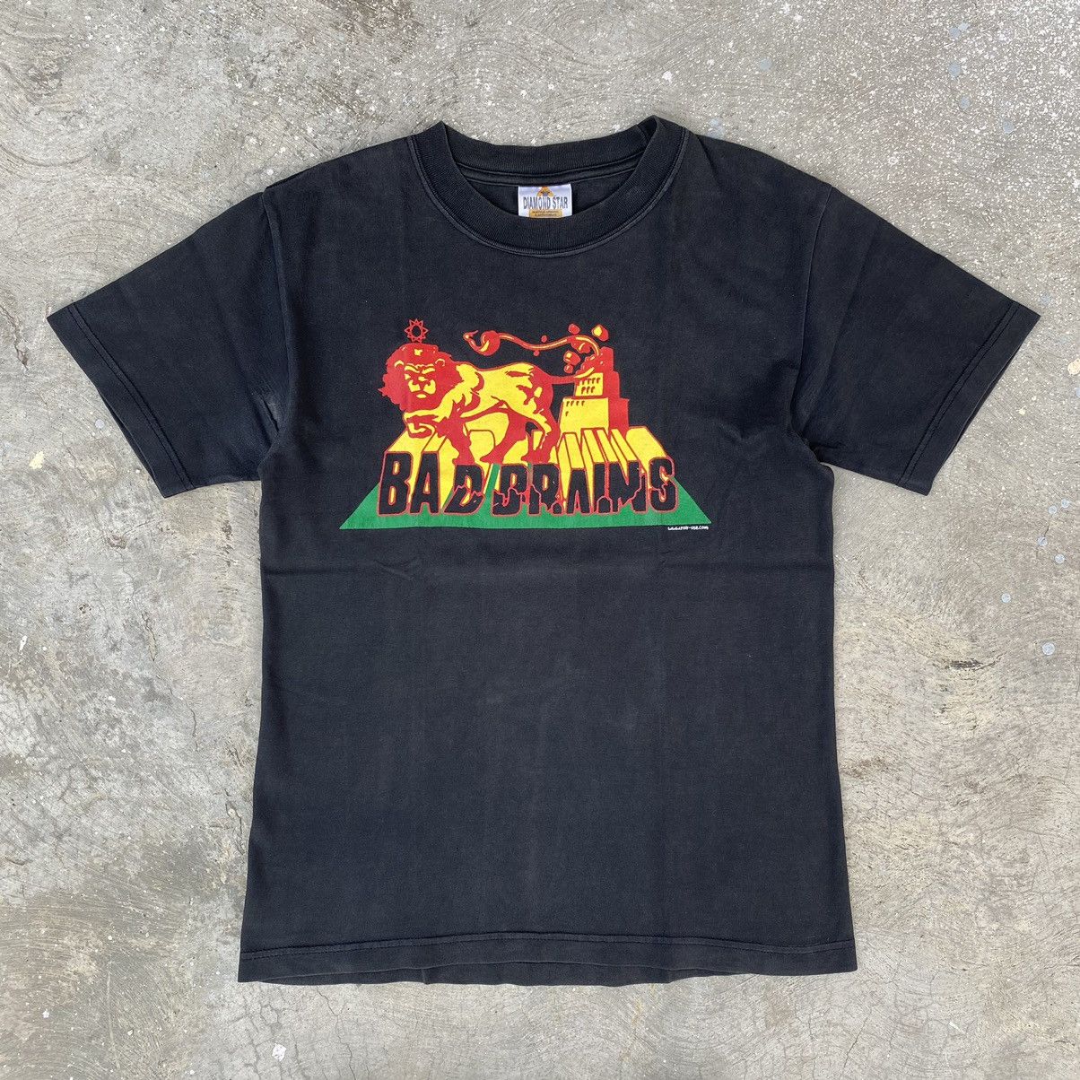 Logo Vintage Black T-Shirt – Bad Brains Records