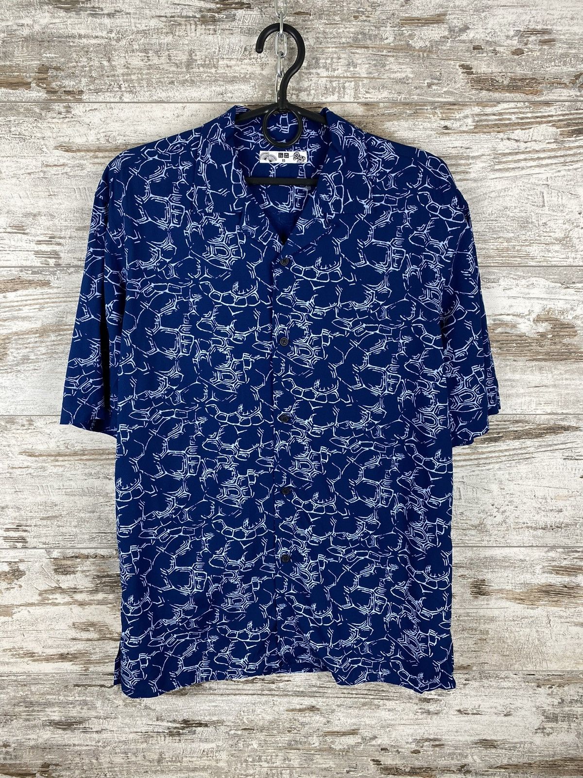 Japanese Brand × Uniqlo Mens Uniqlo Hawaiian Shirts button up luxury japanese Size US XS / EU 42 / 0 - 3 Thumbnail