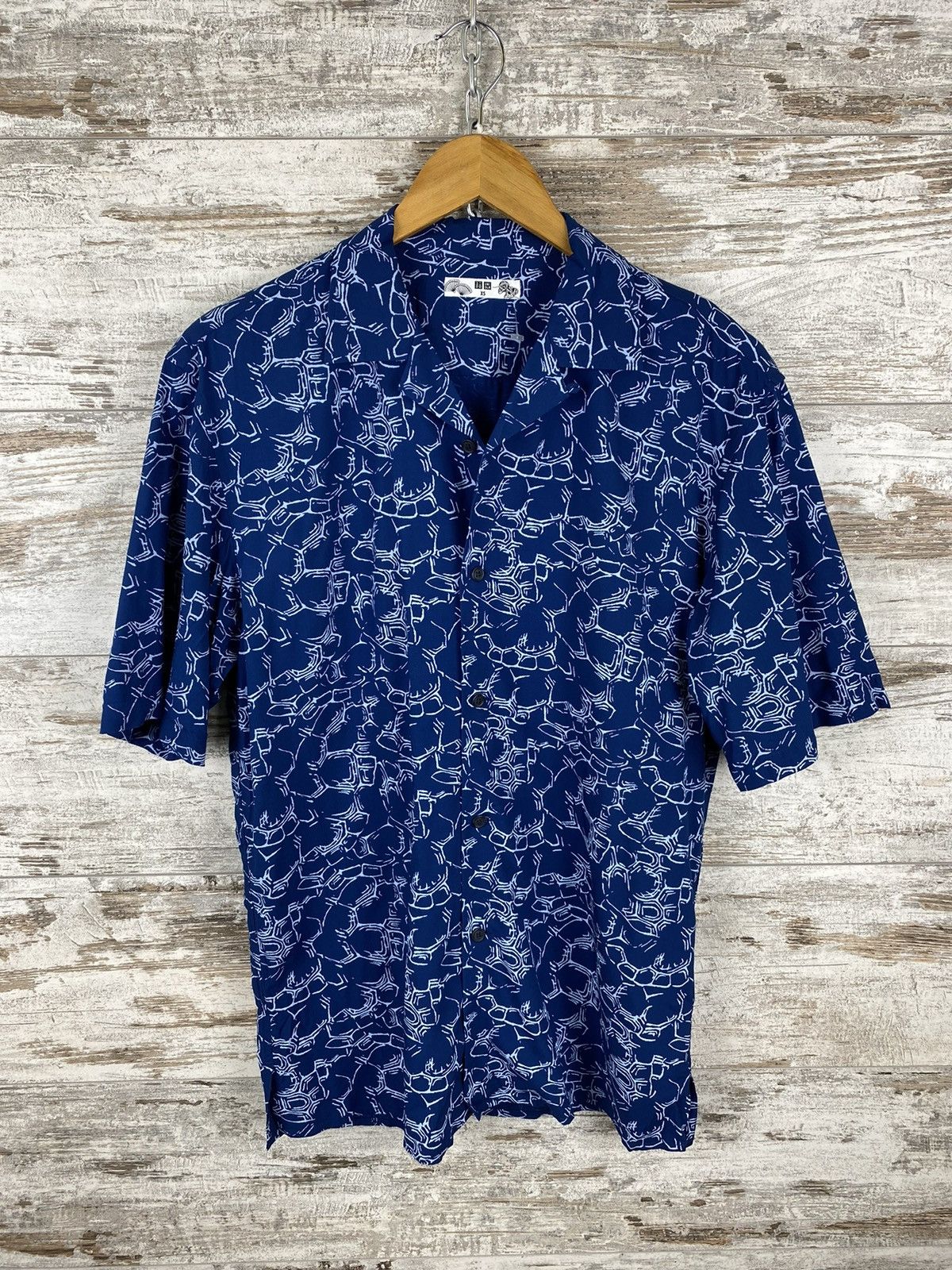 Japanese Brand × Uniqlo Mens Uniqlo Hawaiian Shirts button up luxury japanese Size US XS / EU 42 / 0 - 1 Thumbnail
