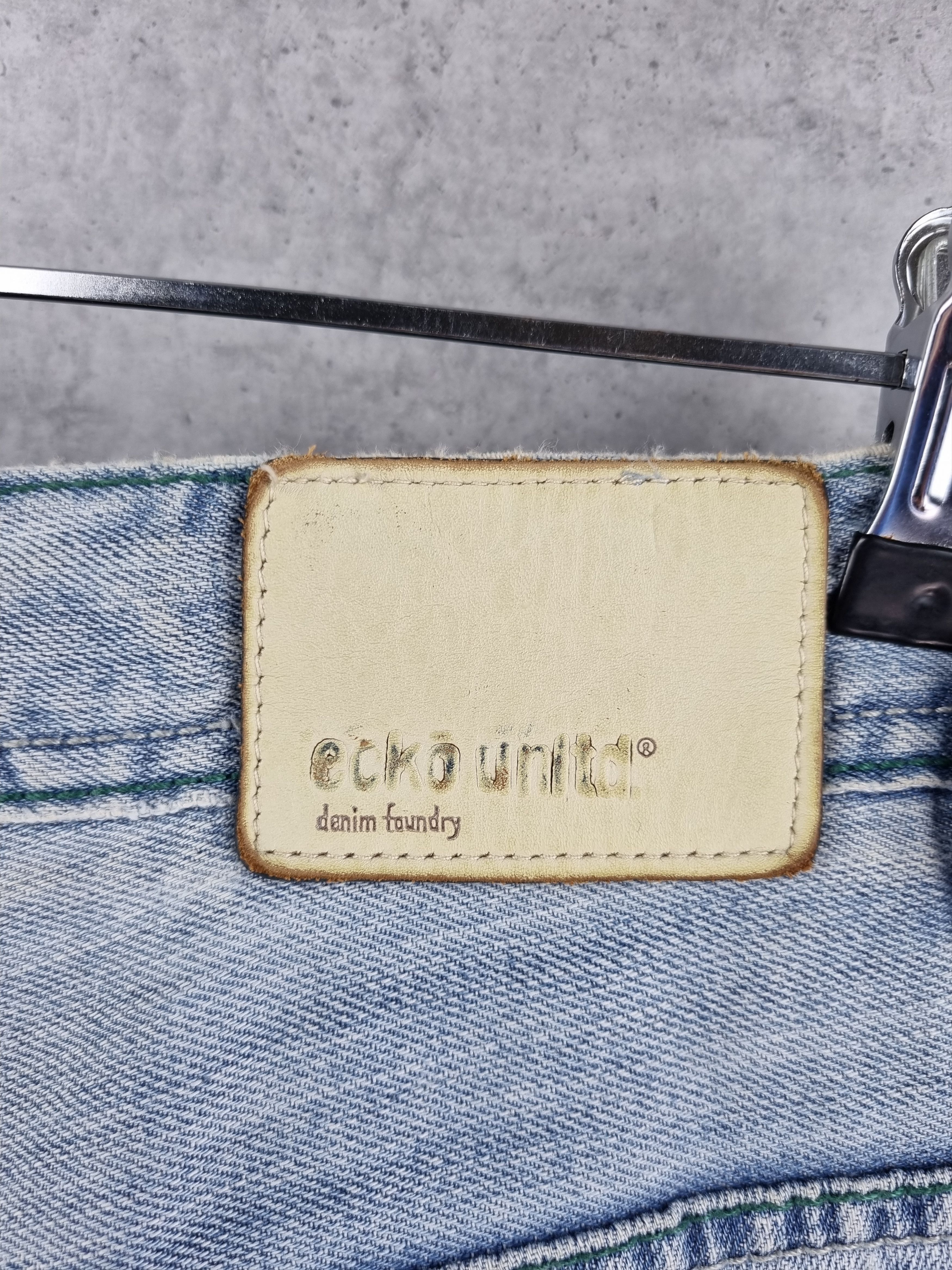 Ecko Unltd. Rare Ecko Dollars Big Logo Art Denim Jeans ED HARDY style Size US 34 / EU 50 - 13 Thumbnail