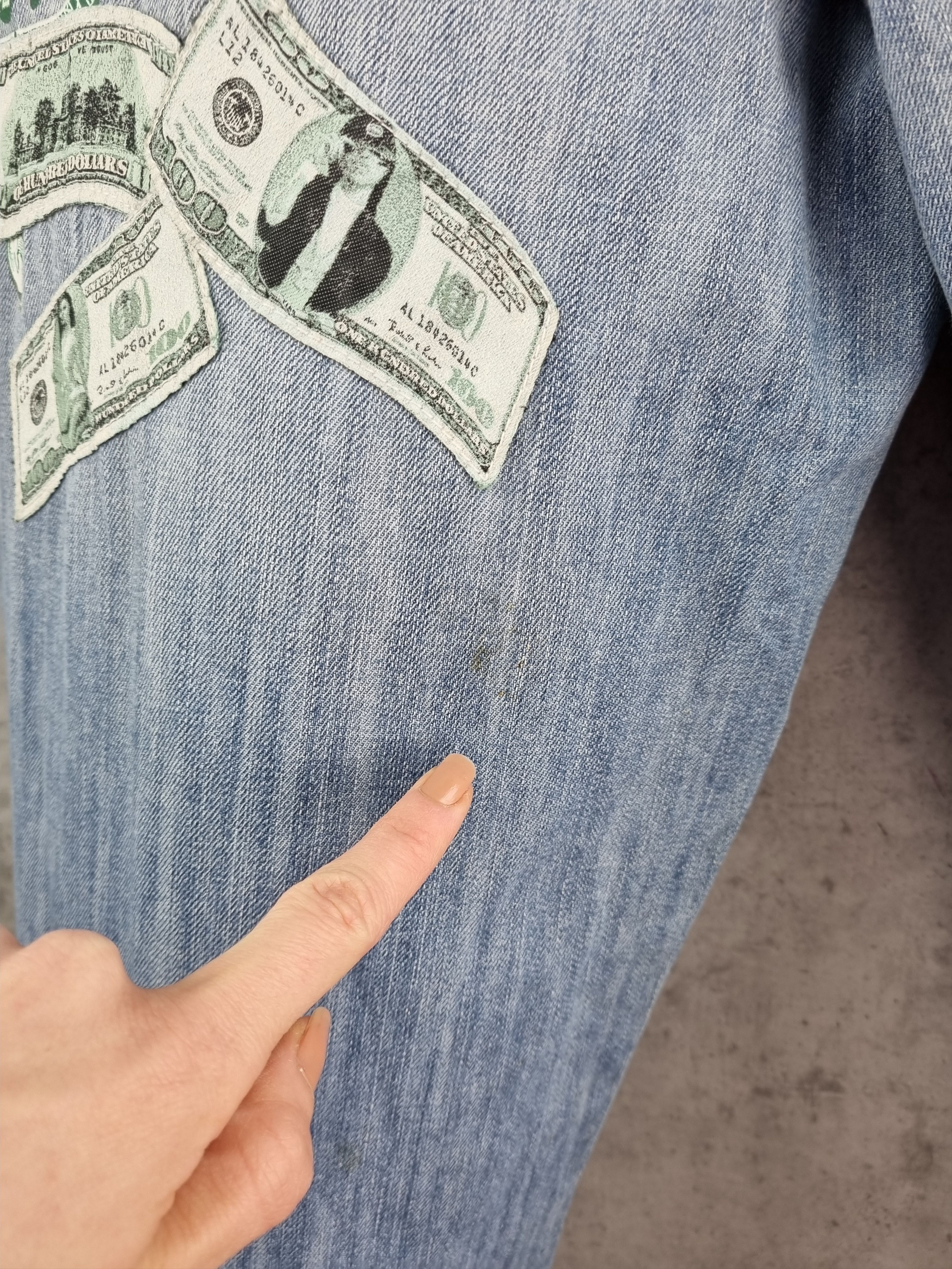 Ecko Unltd. Rare Ecko Dollars Big Logo Art Denim Jeans ED HARDY style Size US 34 / EU 50 - 14 Thumbnail