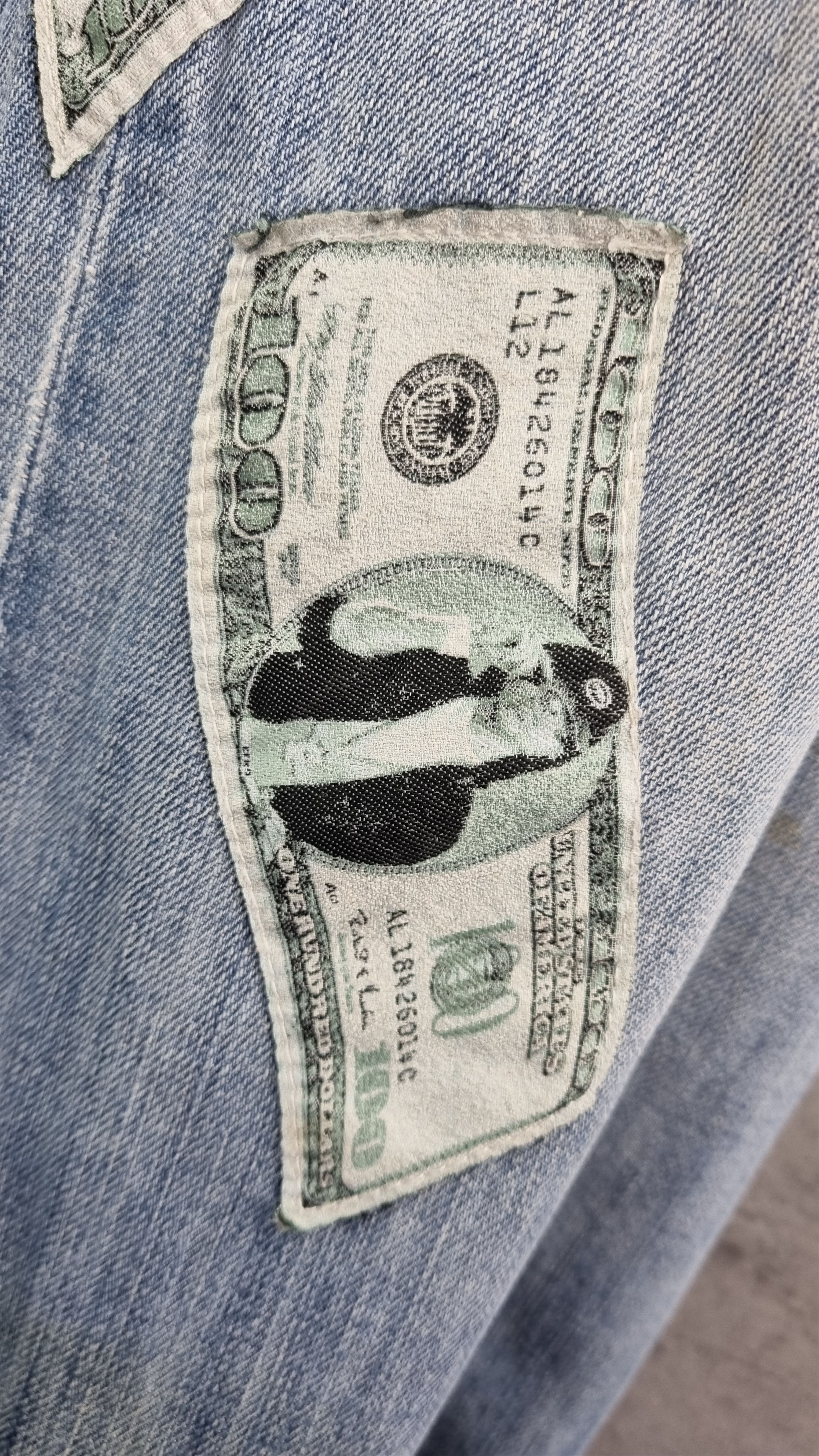 Ecko Unltd. Rare Ecko Dollars Big Logo Art Denim Jeans ED HARDY style Size US 34 / EU 50 - 7 Thumbnail