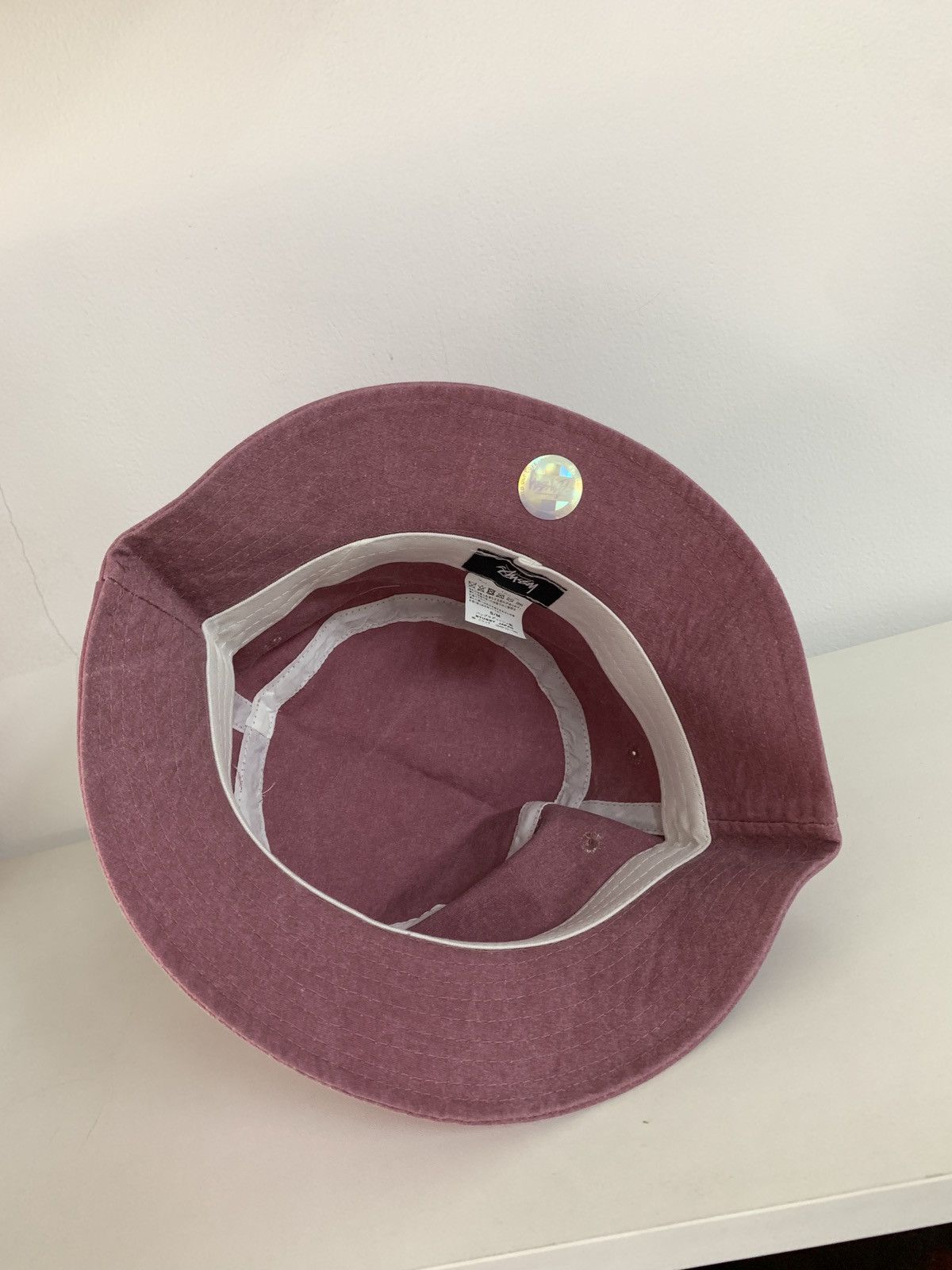Stussy Stussy Big Logo Bucket Hat Size ONE SIZE - 4 Thumbnail