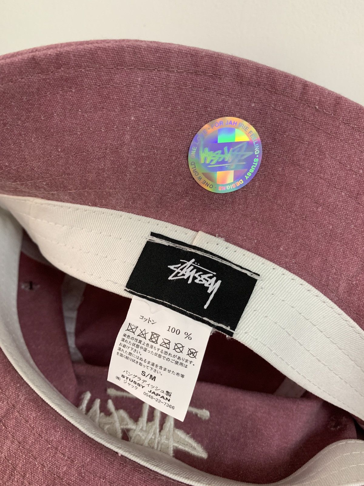 Stussy Stussy Big Logo Bucket Hat Size ONE SIZE - 5 Thumbnail
