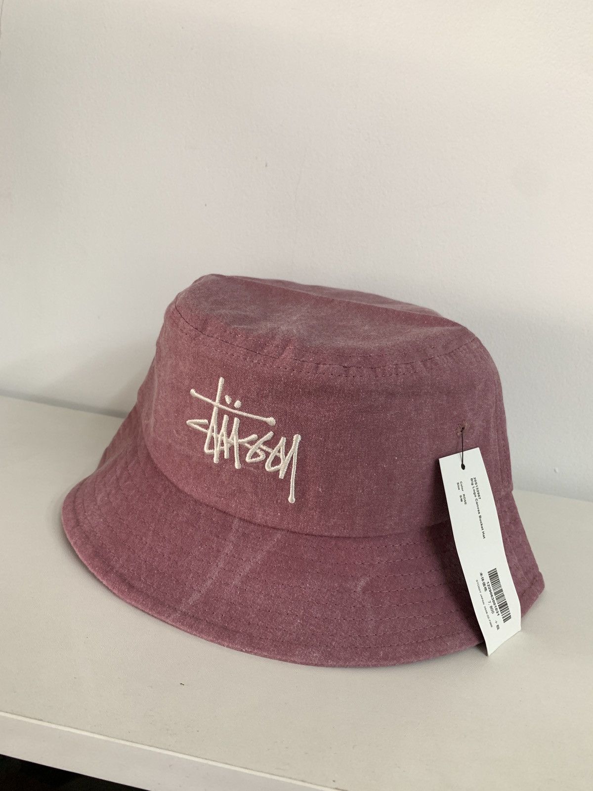 Stussy Stussy Big Logo Bucket Hat Size ONE SIZE - 2 Thumbnail