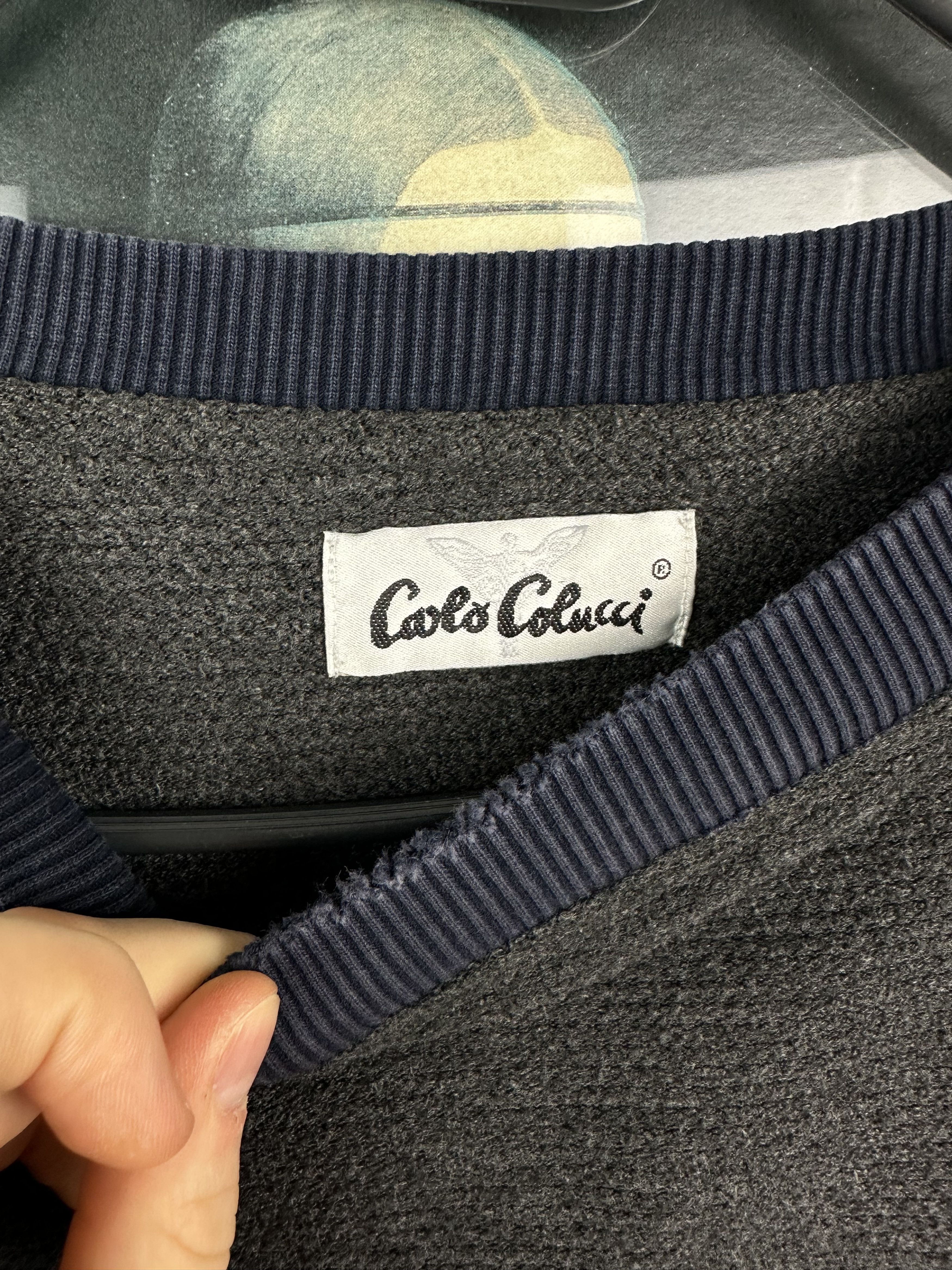 Carlo Colucci × Vintage Vintage Carlo Colucci Sweater Crewneck Rare Y2K Size US XL / EU 56 / 4 - 4 Thumbnail