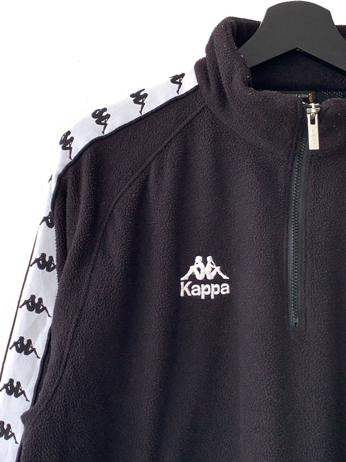 Kappa Vintage Kappa Made in Japan Side Tape Fleece Jacket Size US M / EU 48-50 / 2 - 2 Thumbnail