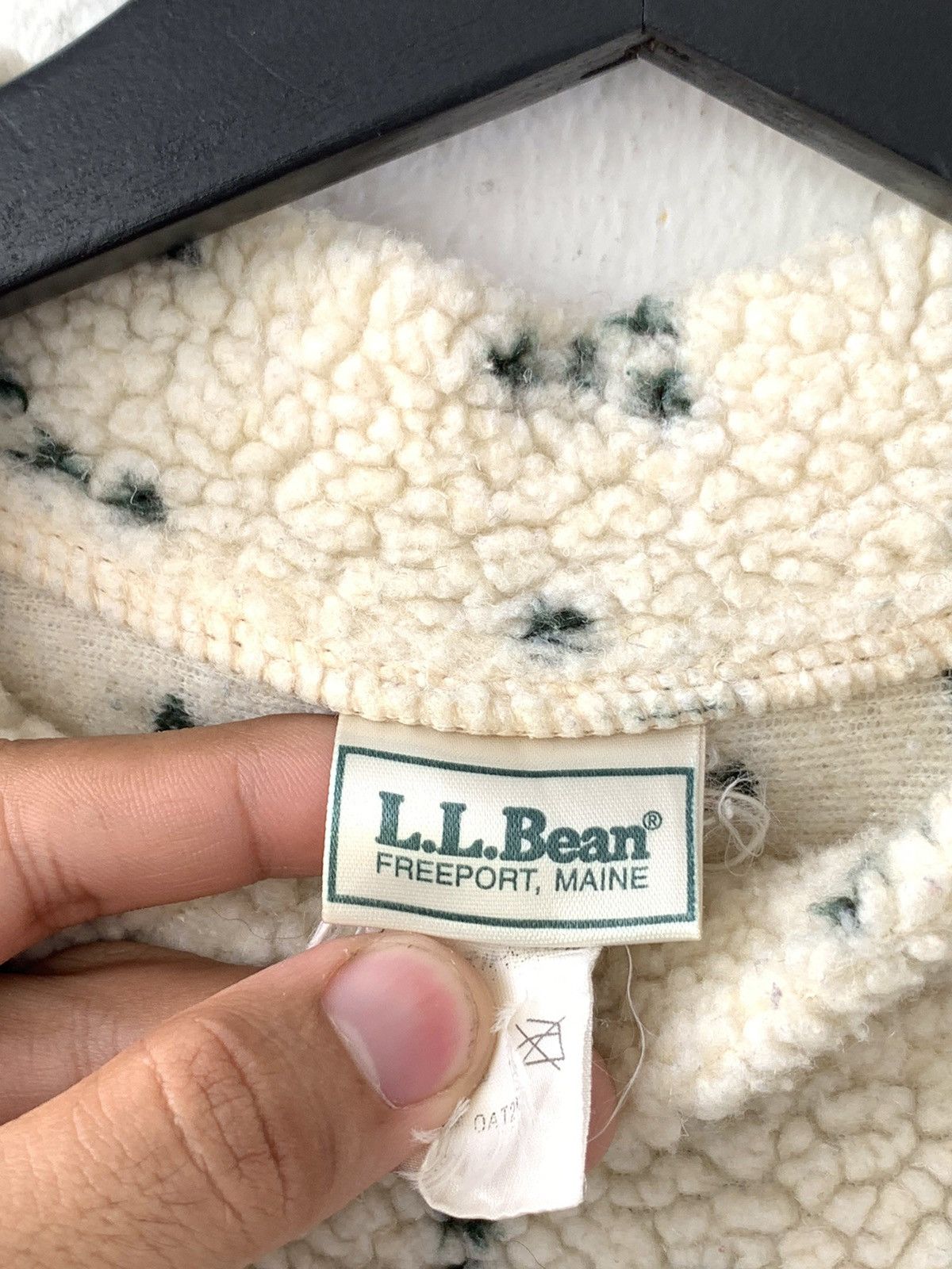 L.L. Bean Vintage 90s LL Bean Printed Fleece Sweater Size US S / EU 44-46 / 1 - 4 Thumbnail