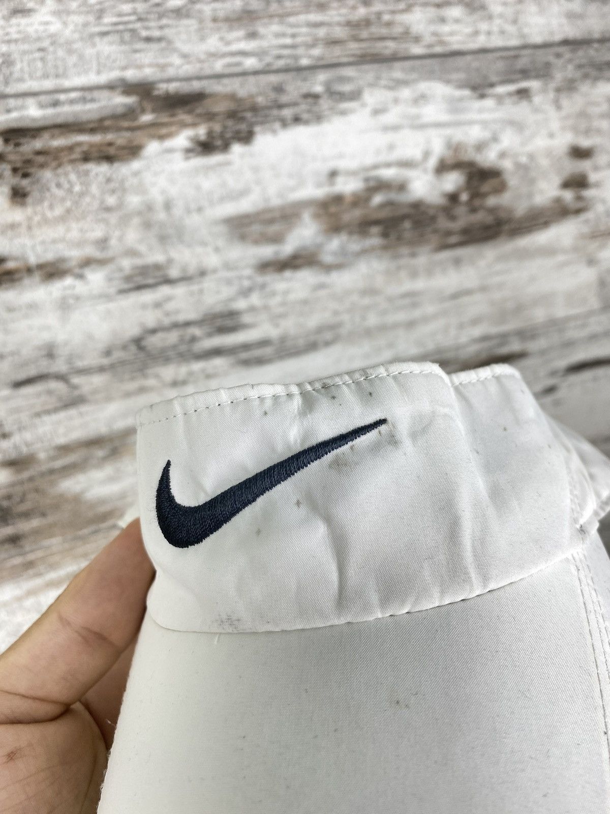 Nike × Vintage Vintage Nike visor streetwear cap hats y2k rare drill OG Size ONE SIZE - 2 Thumbnail