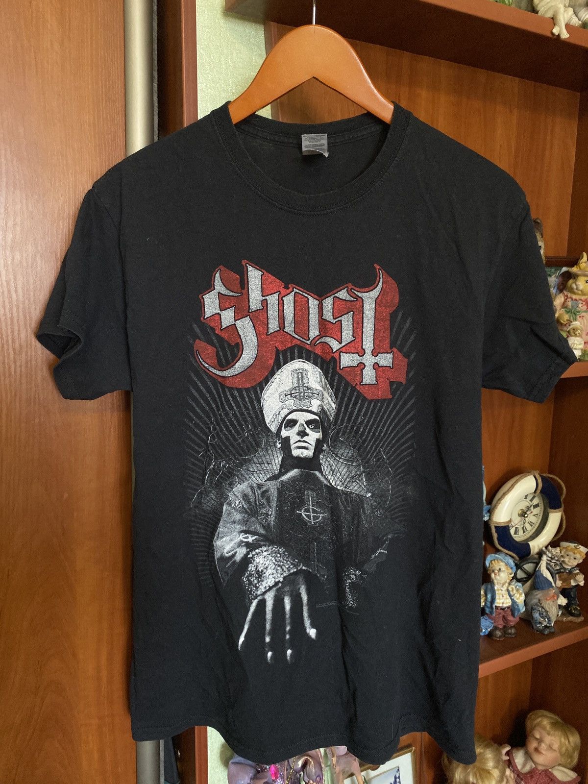 Band Tees × Vintage Vintage 2017 Ghost Rock Band Black Tee Size US M / EU 48-50 / 2 - 1 Thumbnail