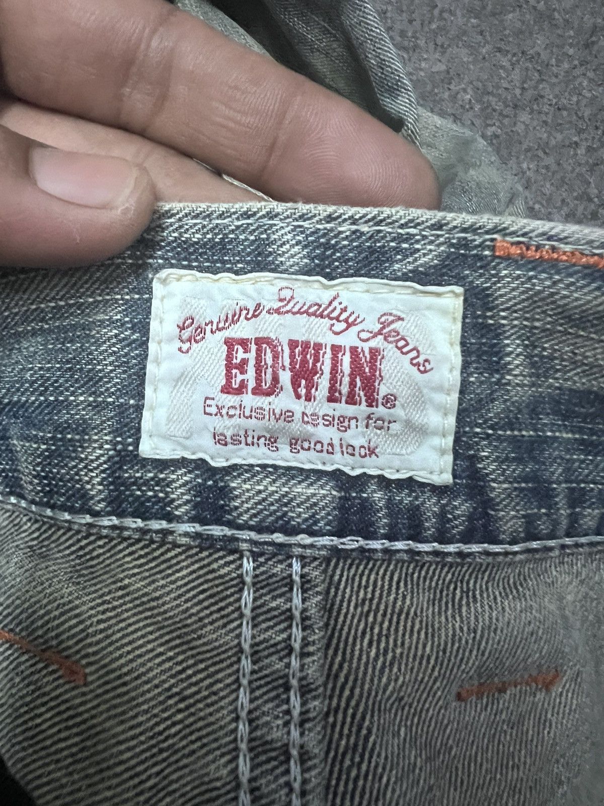 Japanese Brand × Vintage VINTAGE EDWIN XV DISTRESSED DENIM PANT Size US 29 - 8 Thumbnail