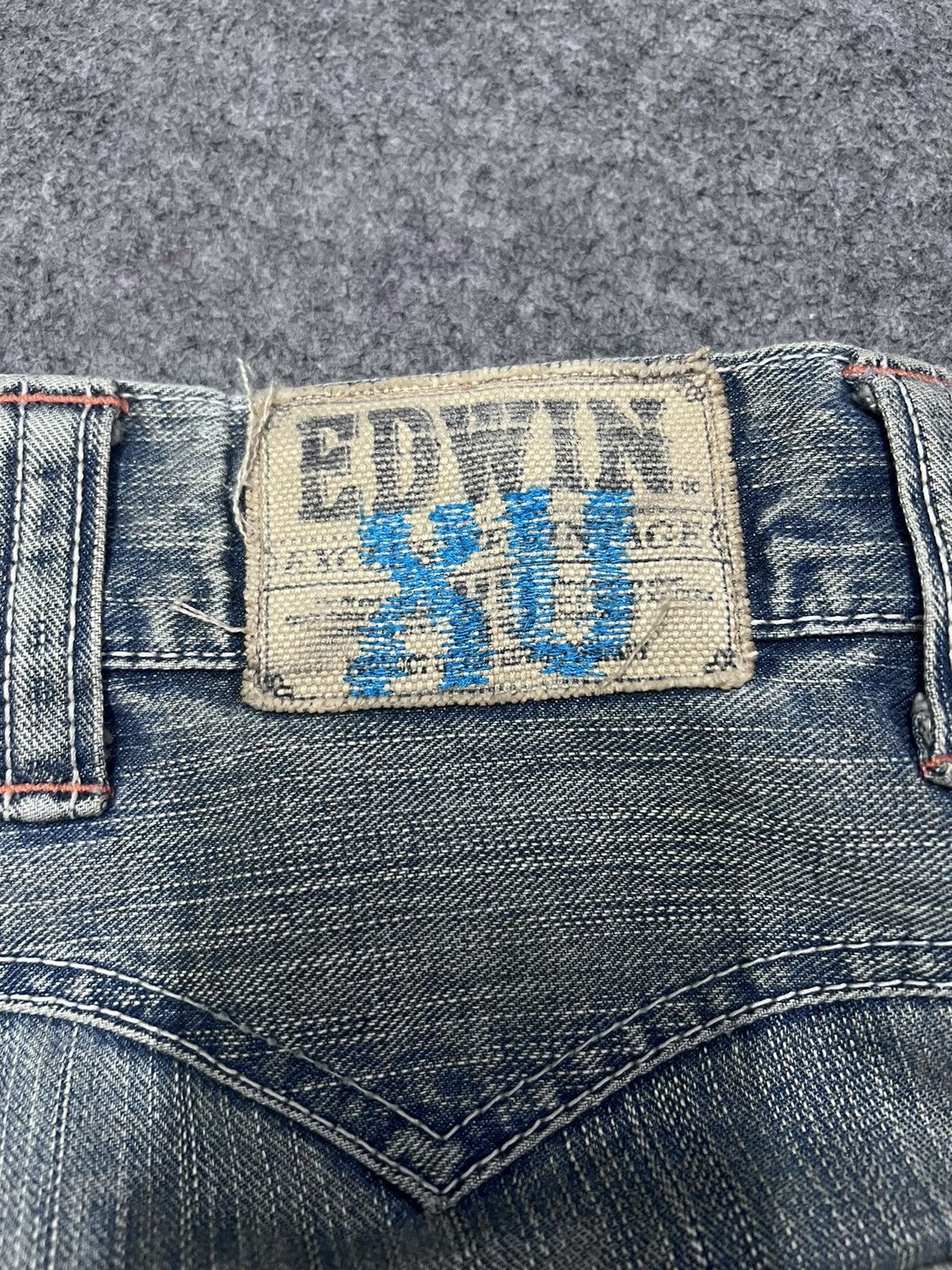 Japanese Brand × Vintage VINTAGE EDWIN XV DISTRESSED DENIM PANT Size US 29 - 7 Thumbnail