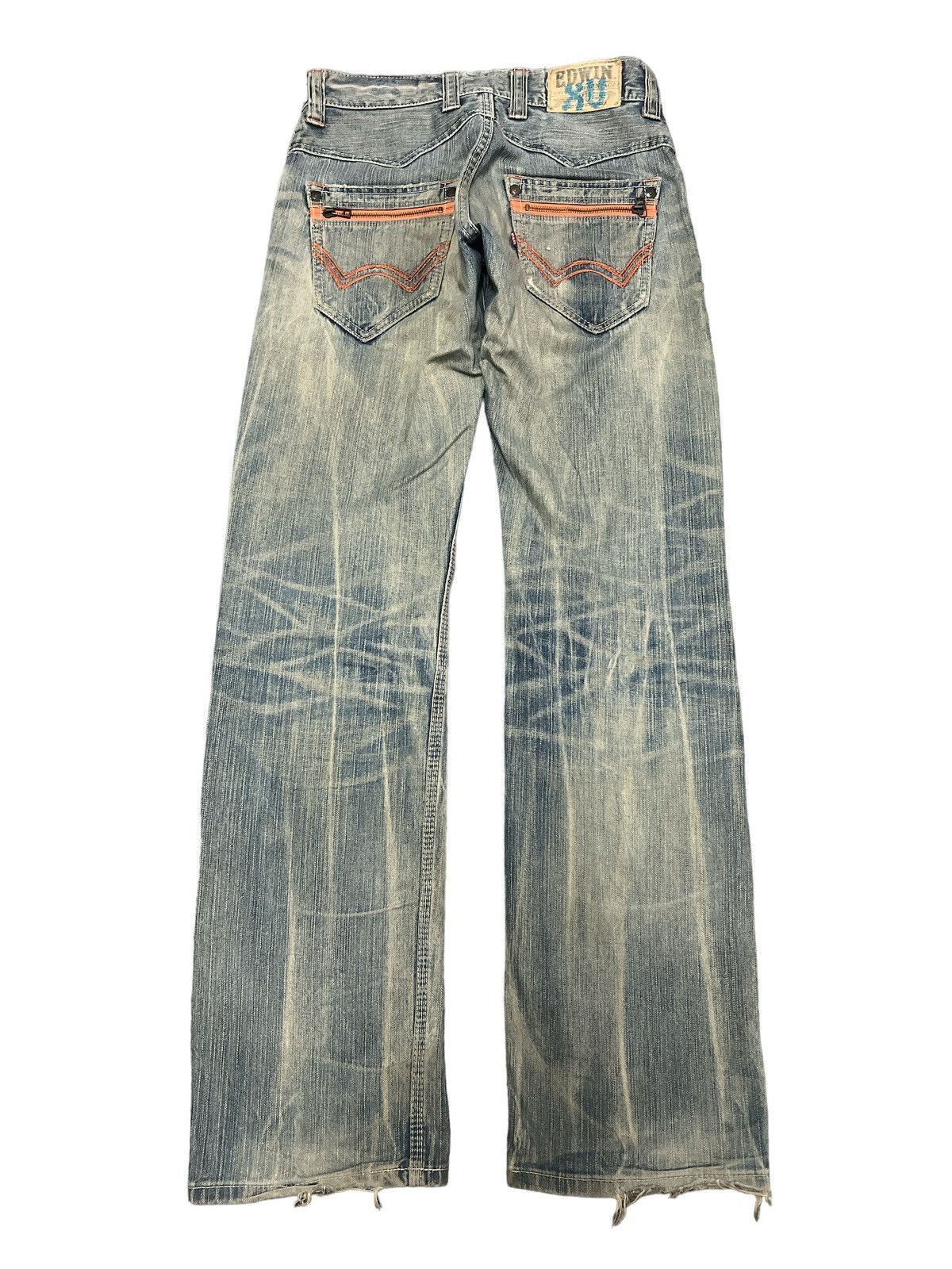 Japanese Brand × Vintage VINTAGE EDWIN XV DISTRESSED DENIM PANT Size US 29 - 6 Thumbnail