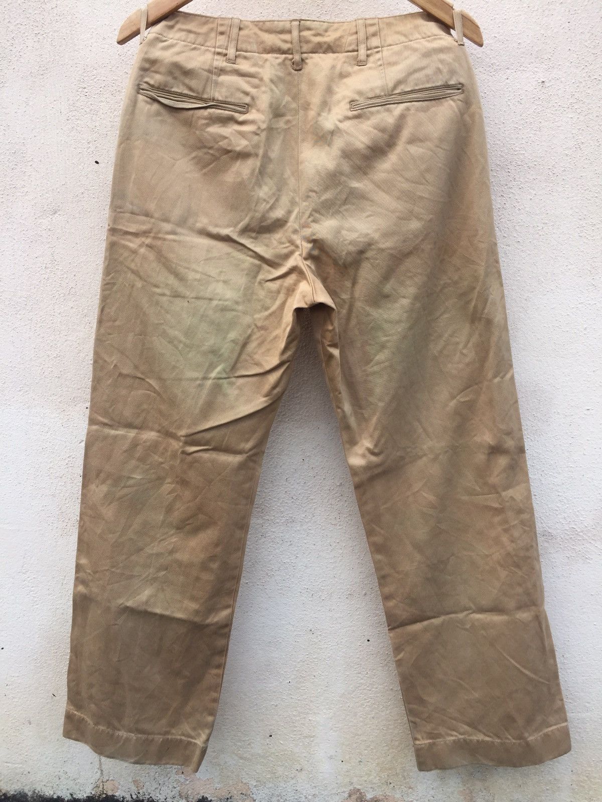 Buzz Rickson's Buzz Ricksons Inspector Chinos Army Cotton Pants Size US 28 / EU 44 - 6 Thumbnail