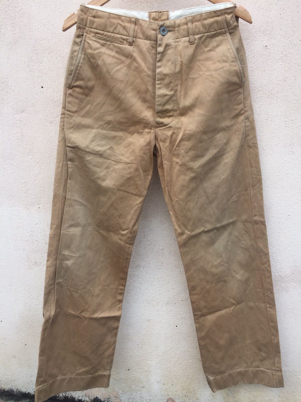 Buzz Rickson's Buzz Ricksons Inspector Chinos Army Cotton Pants Size US 28 / EU 44 - 1 Thumbnail