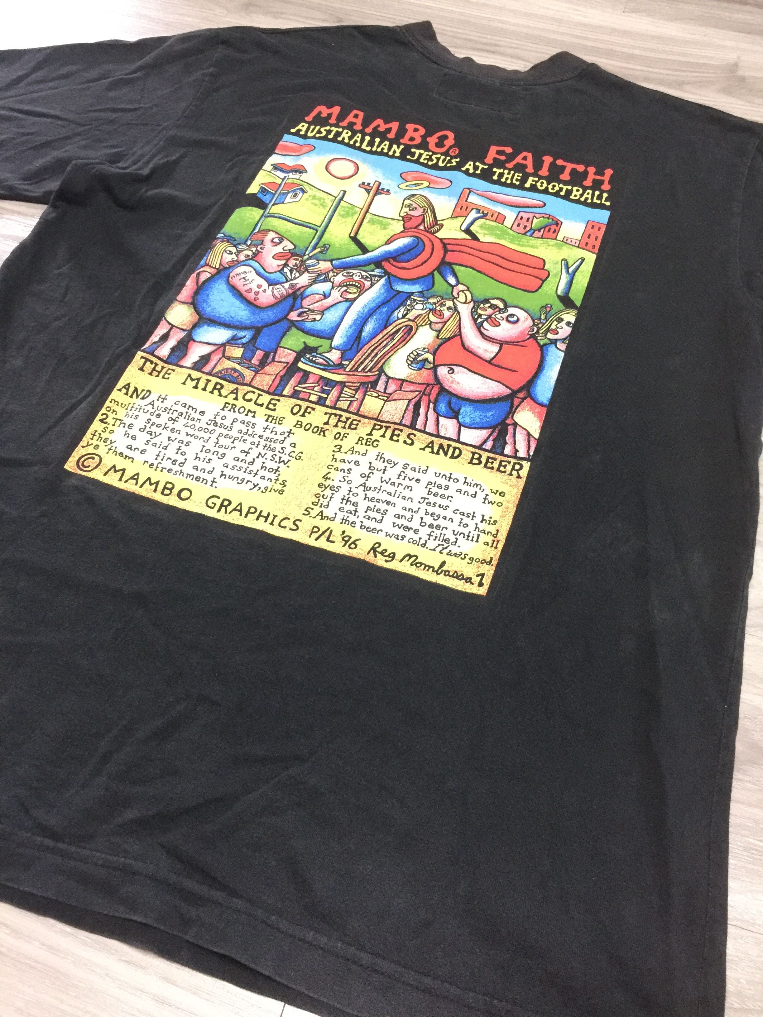 Mambo Vintage 90s Mambo Faith Australian Graphics Pop Art Size US M / EU 48-50 / 2 - 8 Thumbnail