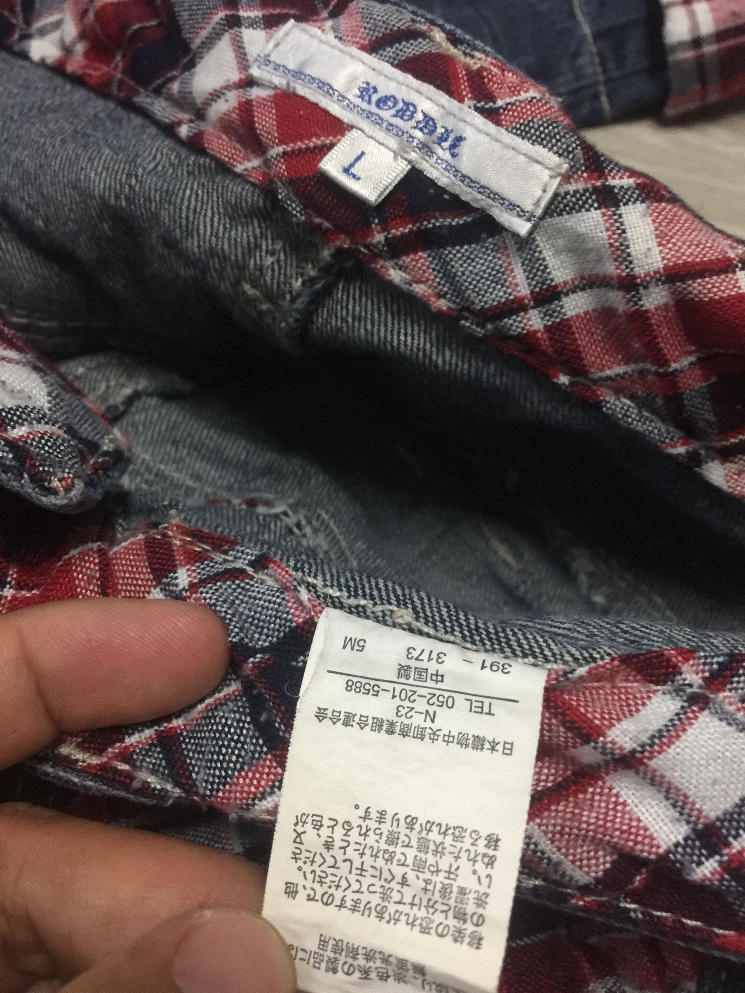 Japanese Brand RODDLE Double Waist Multicolored Belt Loop Jeans Size US 34 / EU 50 - 13 Thumbnail