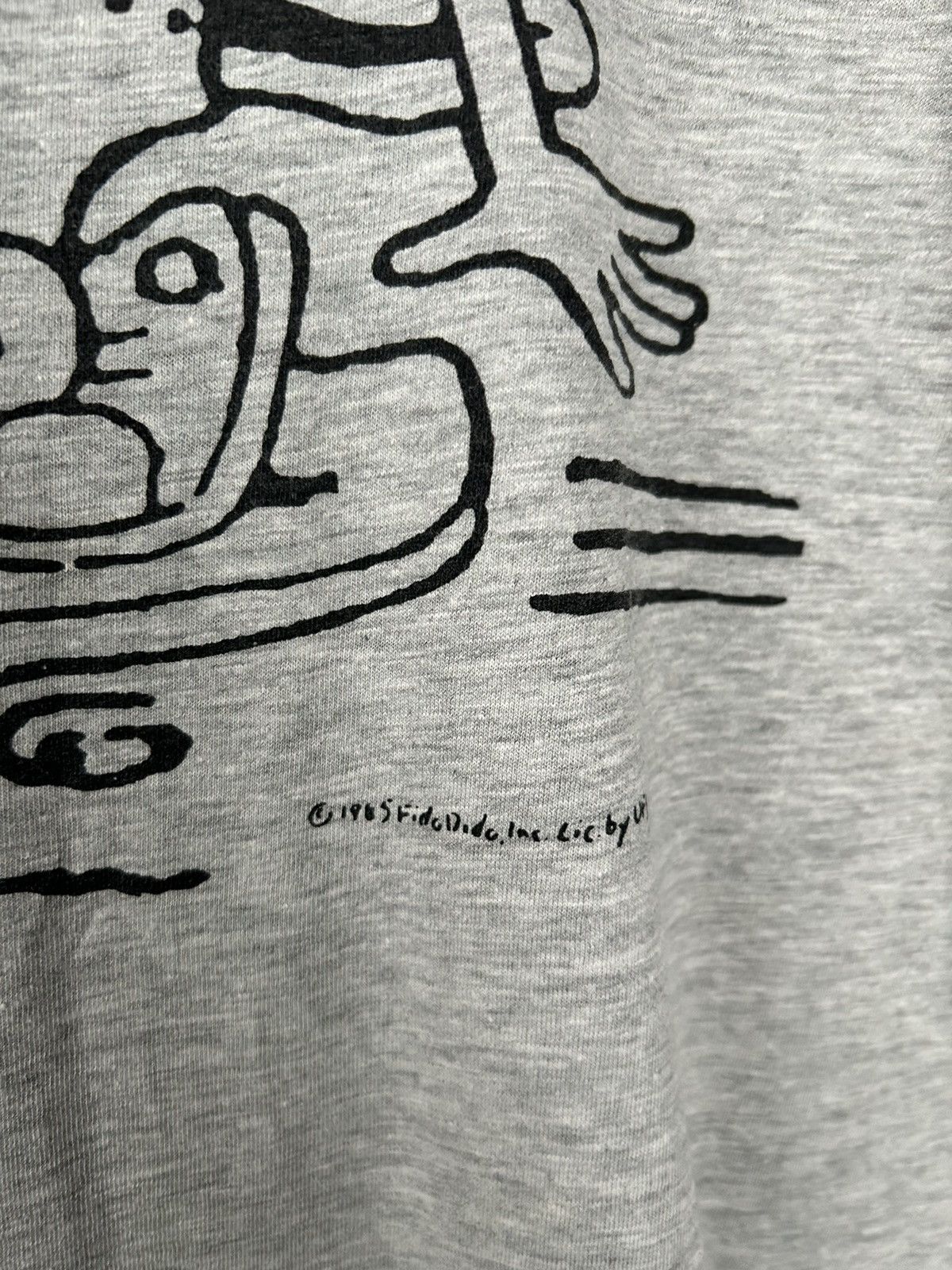 Cartoon Network Vintage Fido Dido 1985 Rare Single Stitch Promo Graphic Tee Size US L / EU 52-54 / 3 - 4 Thumbnail