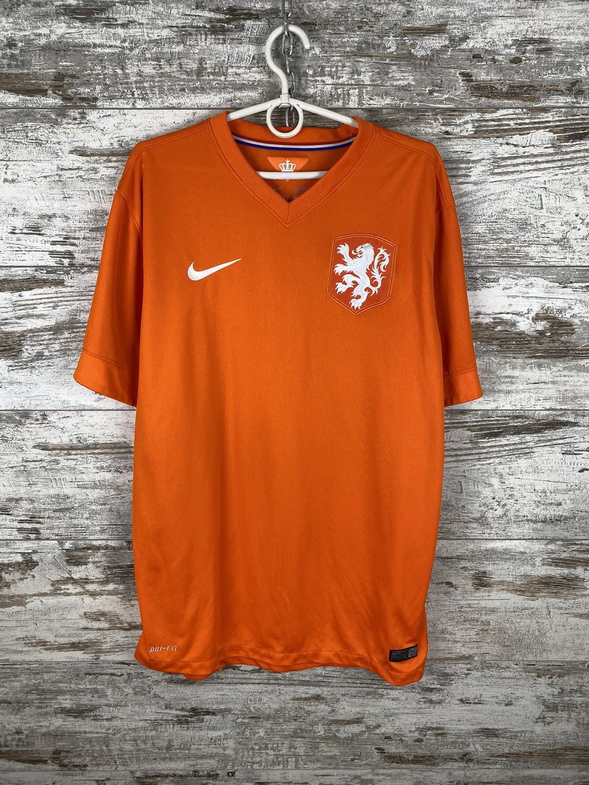 Pre-owned Nike X Soccer Jersey Mens Vintage Nike Netherlands National Team T Shirt Knvb Tee In Orange